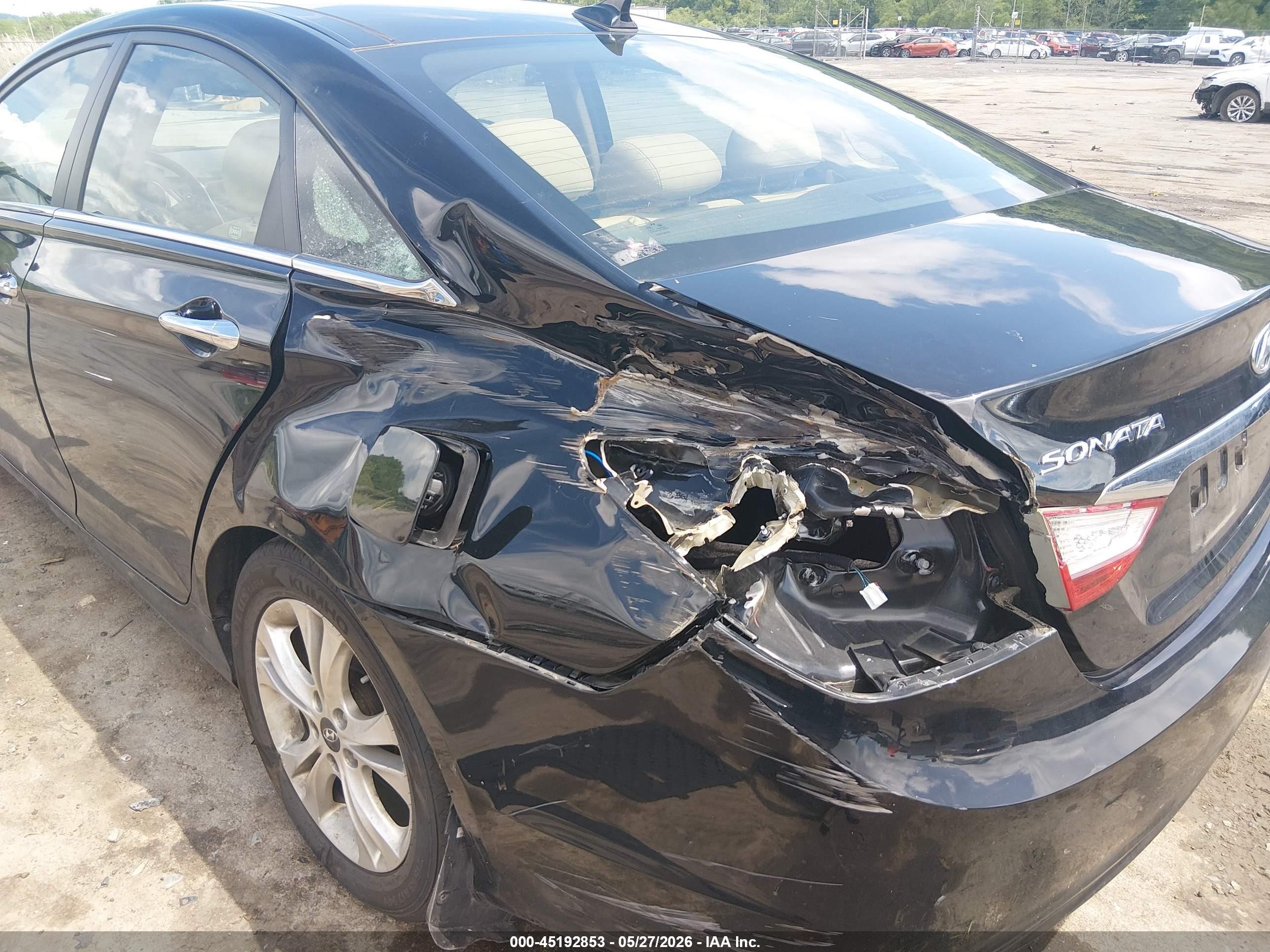 2012 Hyundai Sonata Limited Black vin: 5NPEC4AC0CH366805