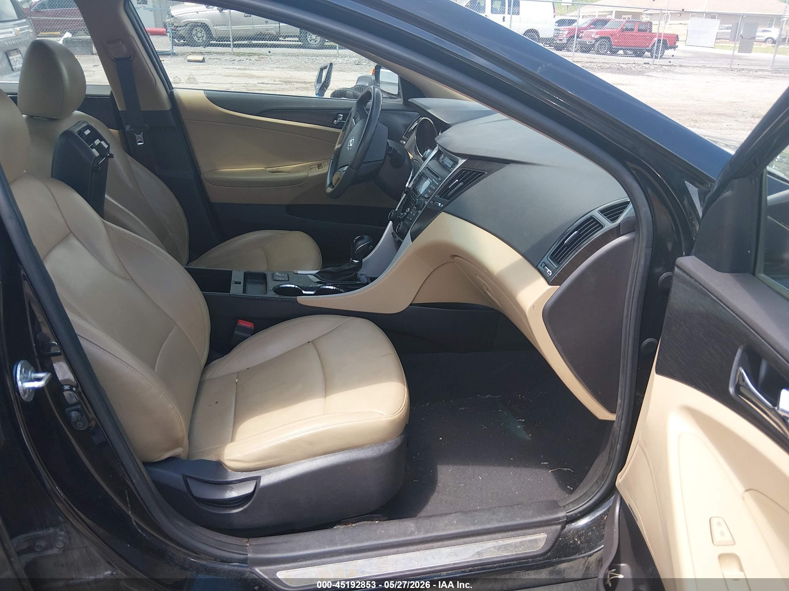 2012 Hyundai Sonata Limited Black vin: 5NPEC4AC0CH366805