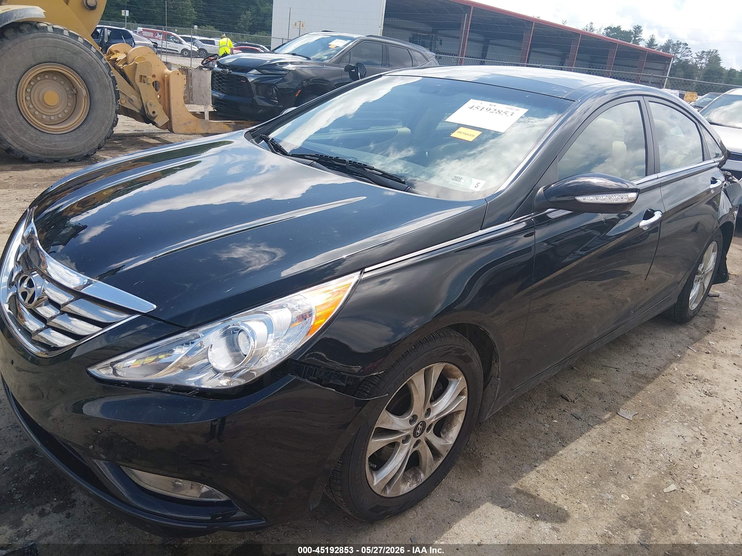 2012 Hyundai Sonata Limited Black vin: 5NPEC4AC0CH366805