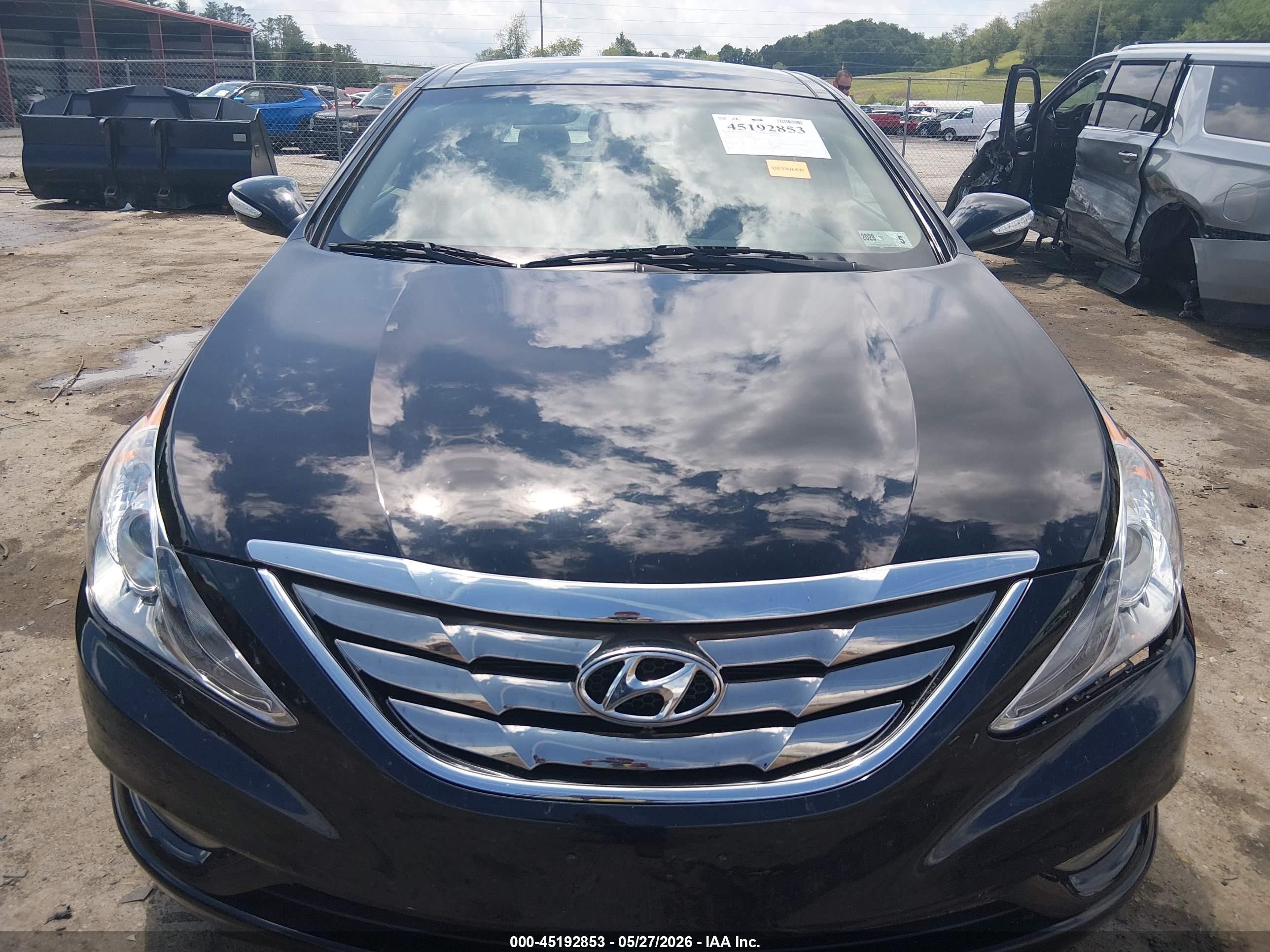2012 Hyundai Sonata Limited Black vin: 5NPEC4AC0CH366805