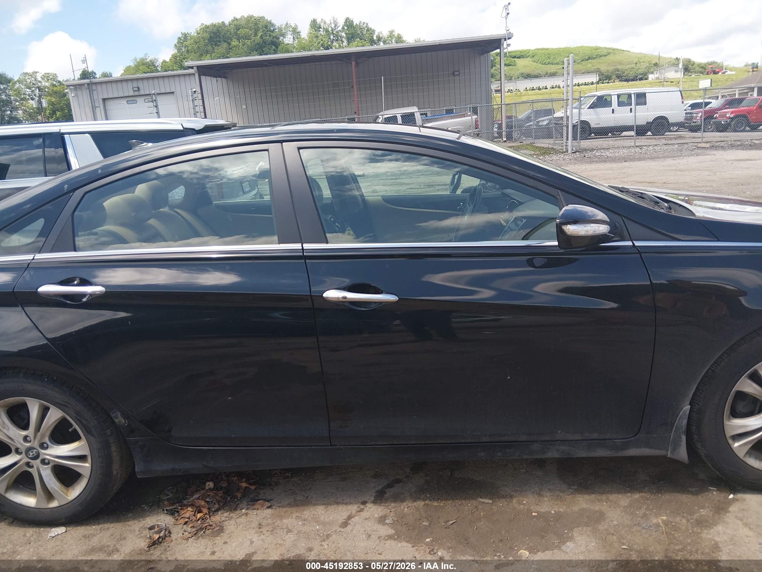 2012 Hyundai Sonata Limited Black vin: 5NPEC4AC0CH366805