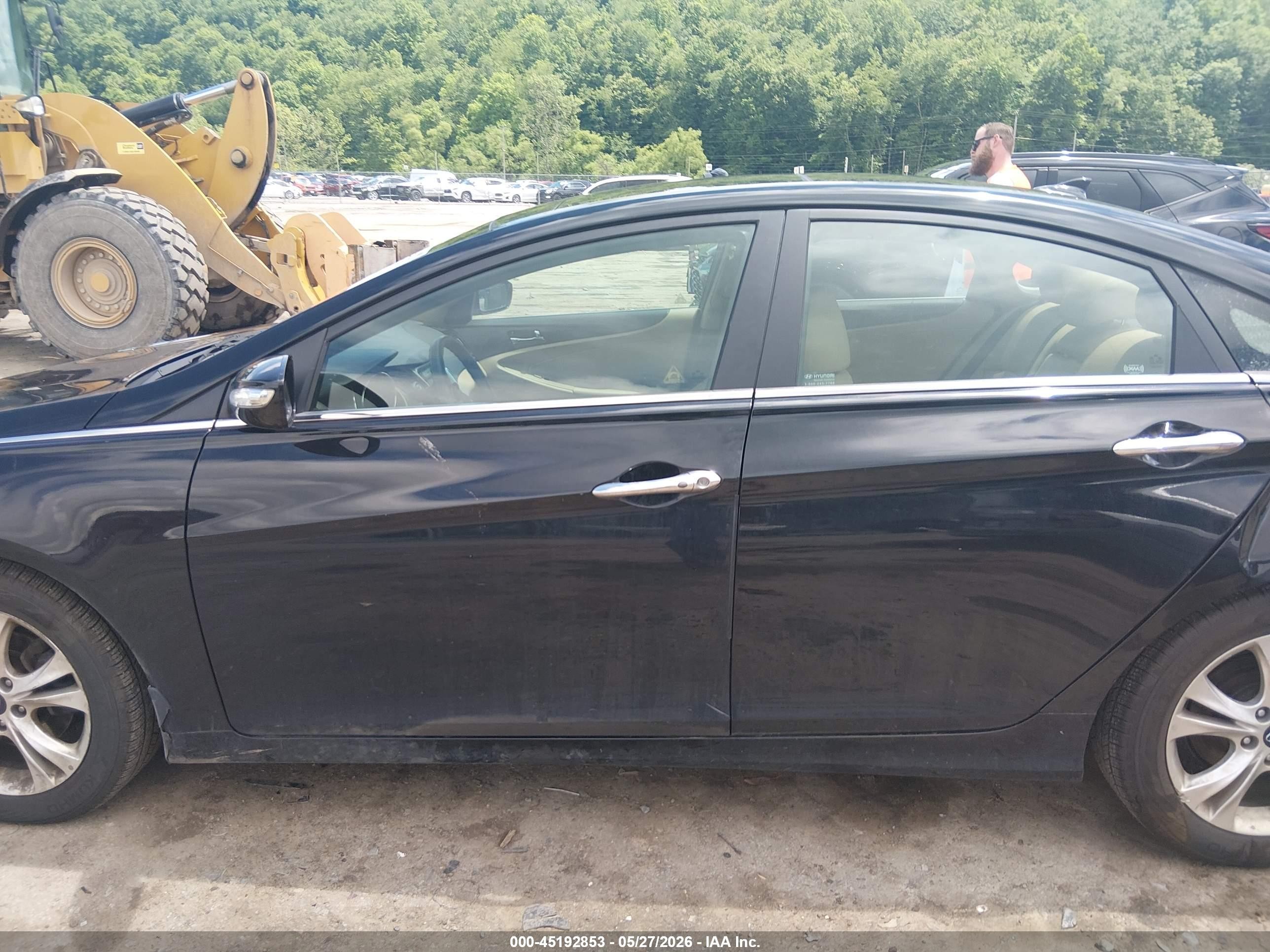 2012 Hyundai Sonata Limited Black vin: 5NPEC4AC0CH366805