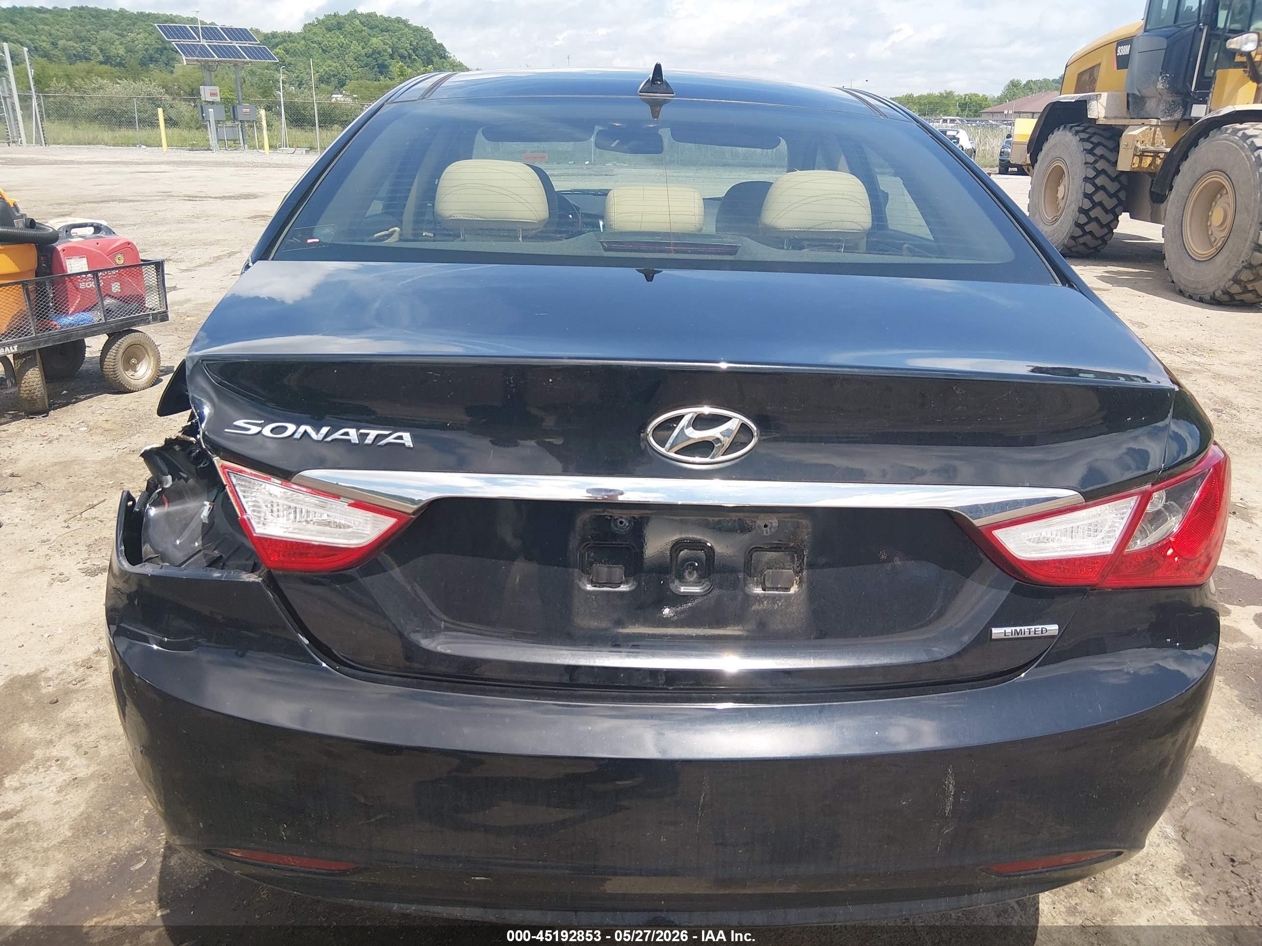 2012 Hyundai Sonata Limited Black vin: 5NPEC4AC0CH366805