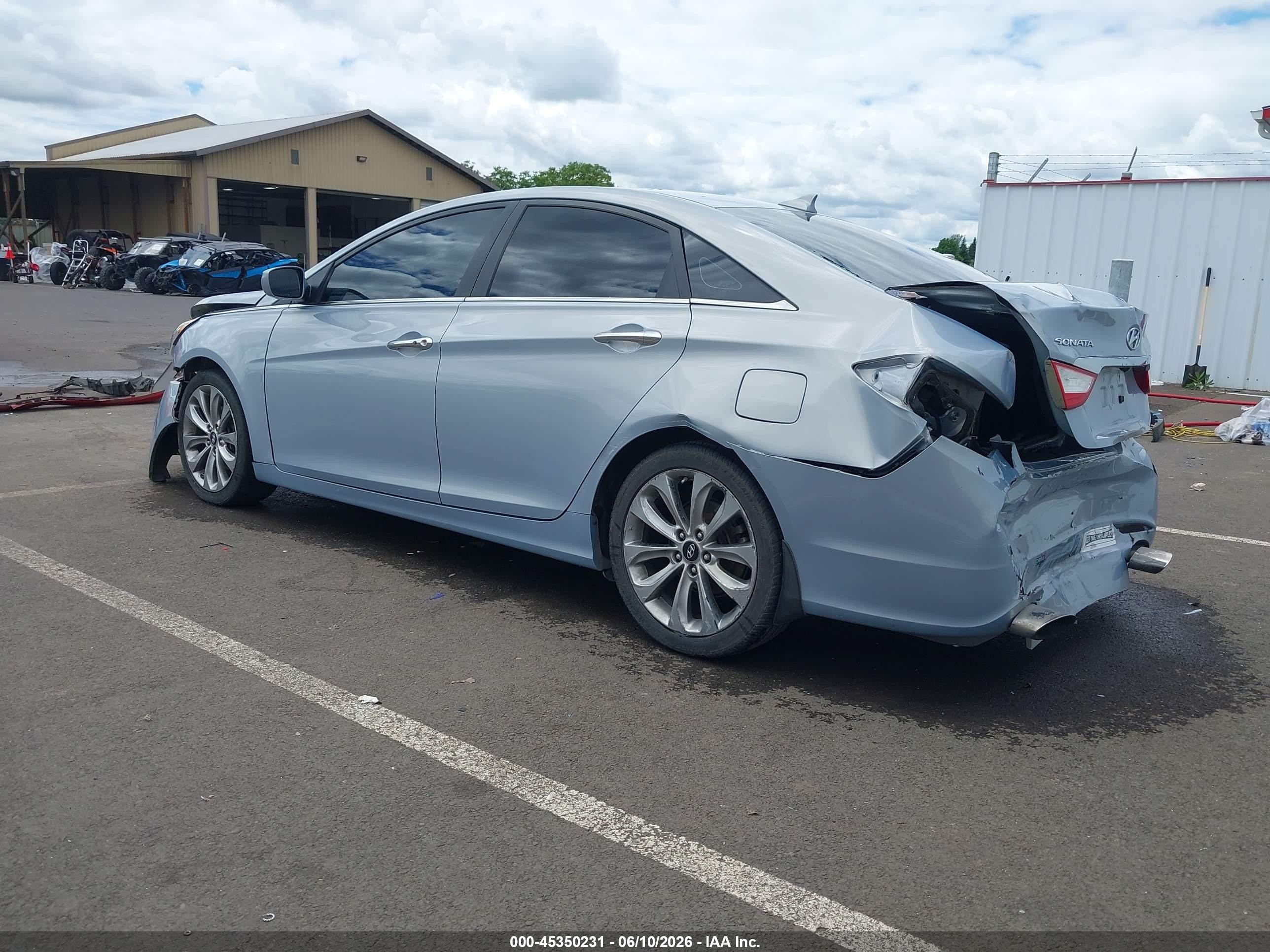 2012 Hyundai Sonata Se Light Blue vin: 5NPEC4AC0CH368859