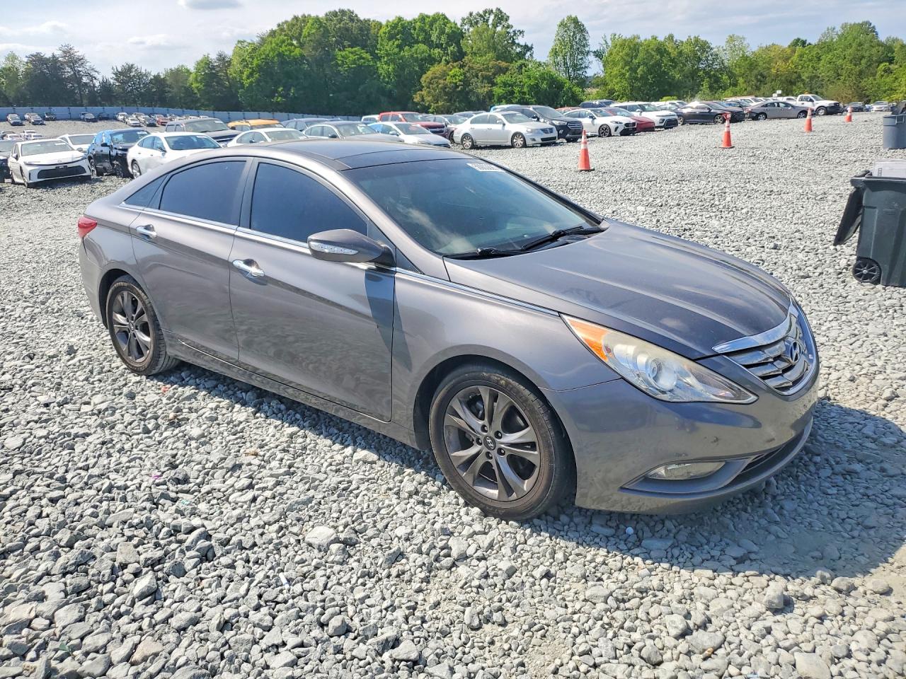 2012 Hyundai Sonata Limited Gray vin: 5NPEC4AC0CH384074