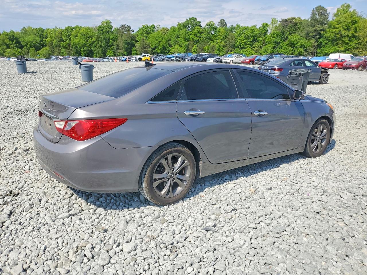 2012 Hyundai Sonata Limited Gray vin: 5NPEC4AC0CH384074