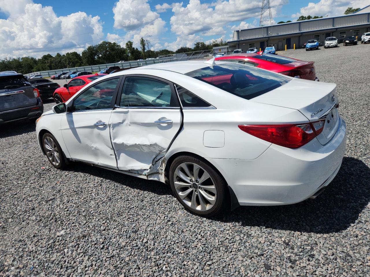 2012 Hyundai Sonata Se White vin: 5NPEC4AC0CH387265