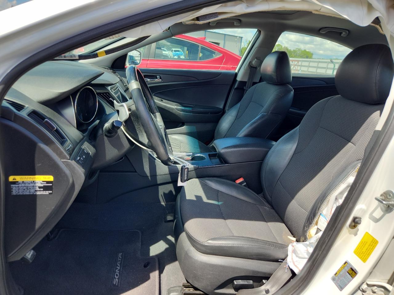 2012 Hyundai Sonata Se White vin: 5NPEC4AC0CH387265