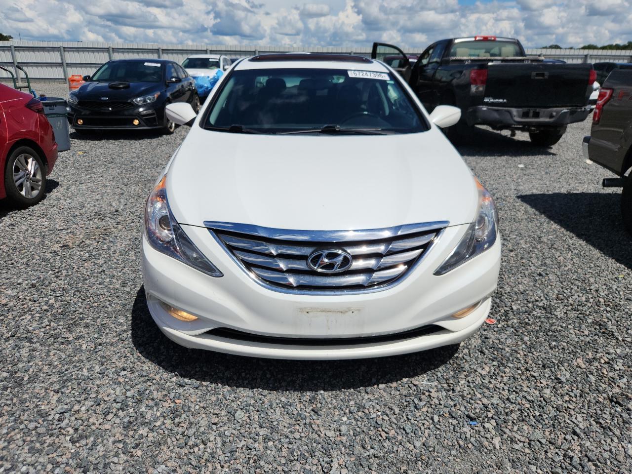 2012 Hyundai Sonata Se White vin: 5NPEC4AC0CH387265