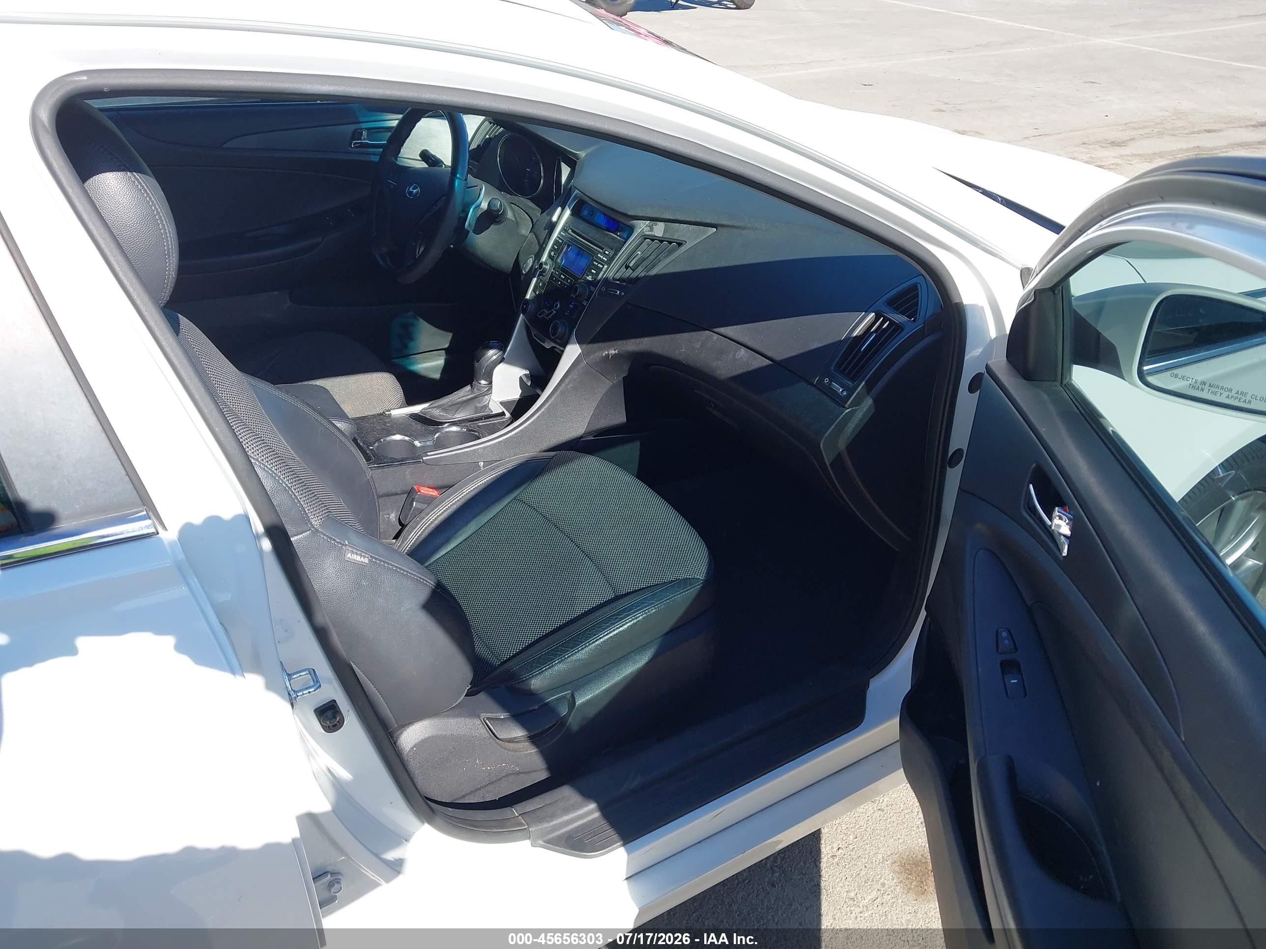 2012 Hyundai Sonata Se Белый vin: 5NPEC4AC0CH387315