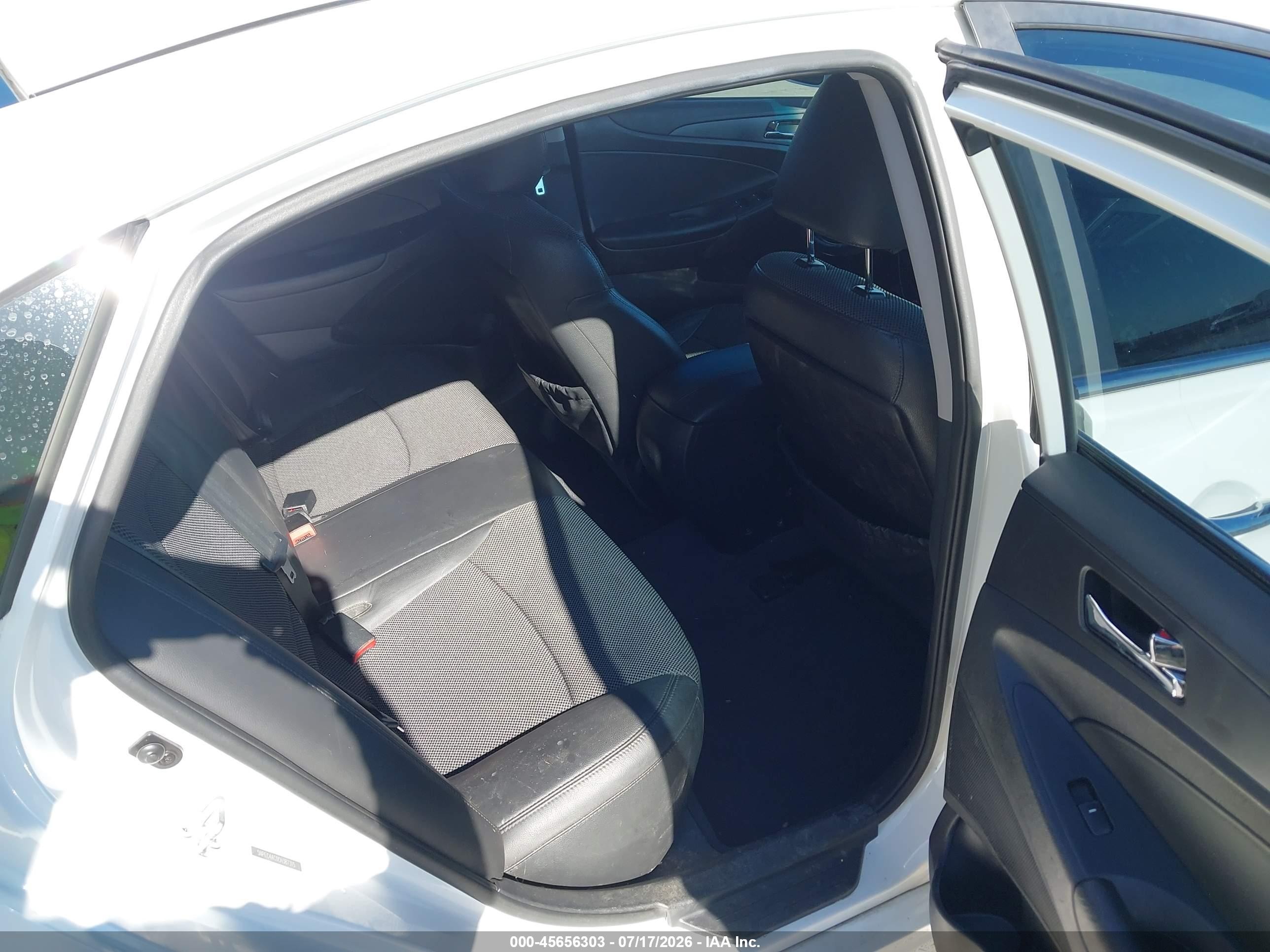 2012 Hyundai Sonata Se Белый vin: 5NPEC4AC0CH387315