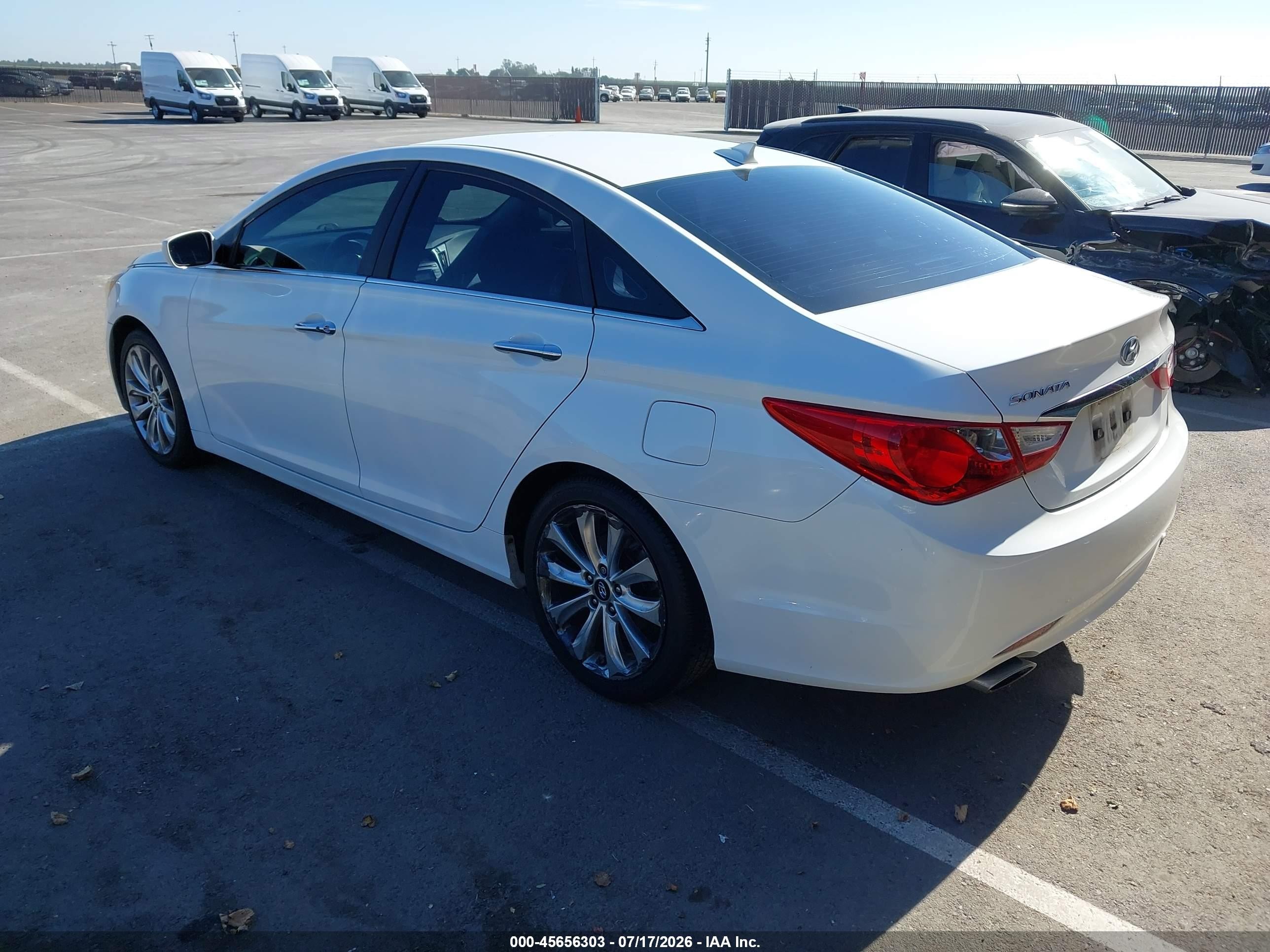 2012 Hyundai Sonata Se Белый vin: 5NPEC4AC0CH387315