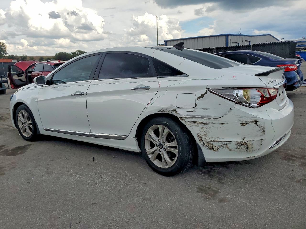 2012 Hyundai Sonata Limited White vin: 5NPEC4AC0CH388304