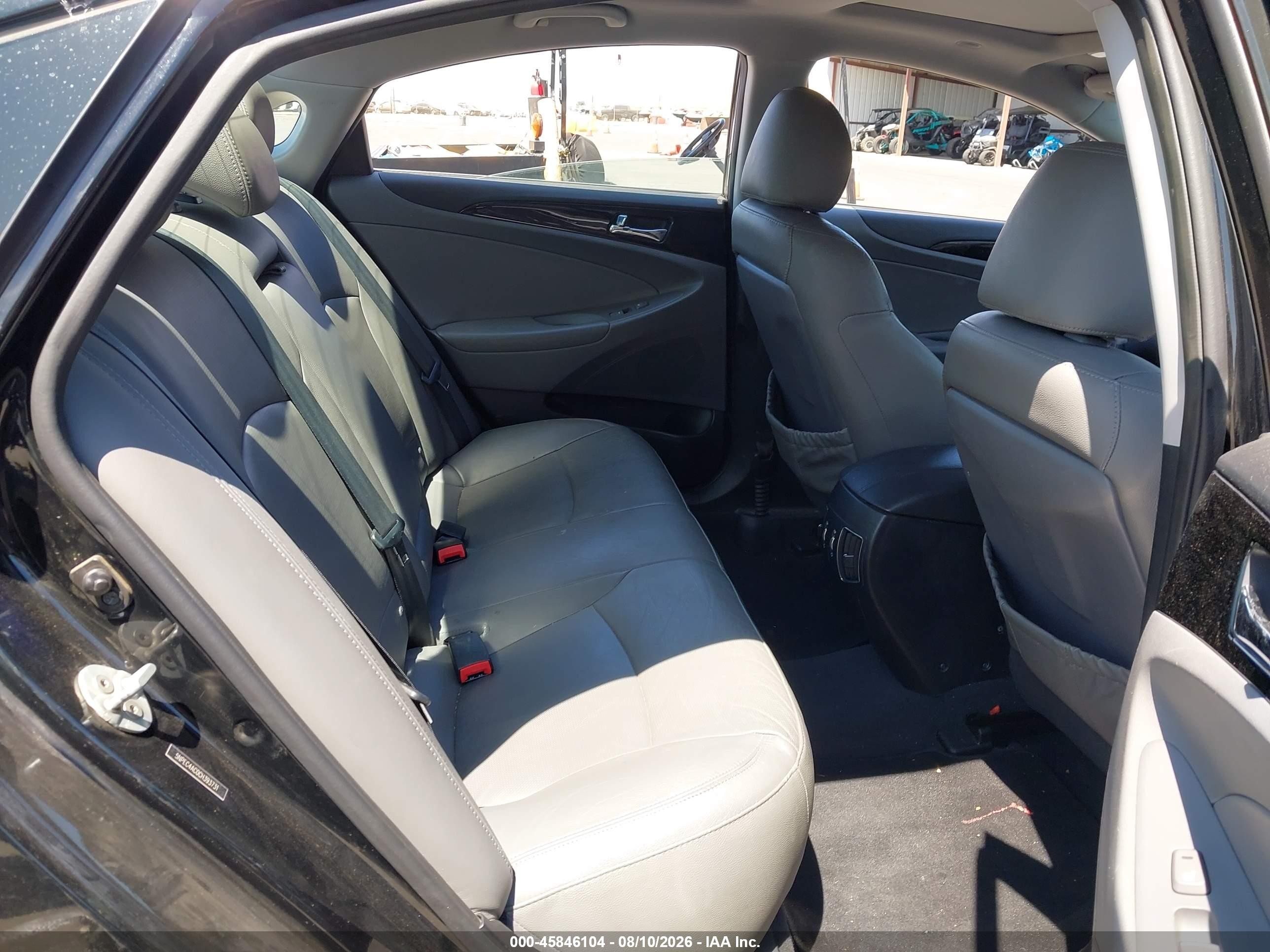 2012 Hyundai Sonata Limited Черный vin: 5NPEC4AC0CH393731