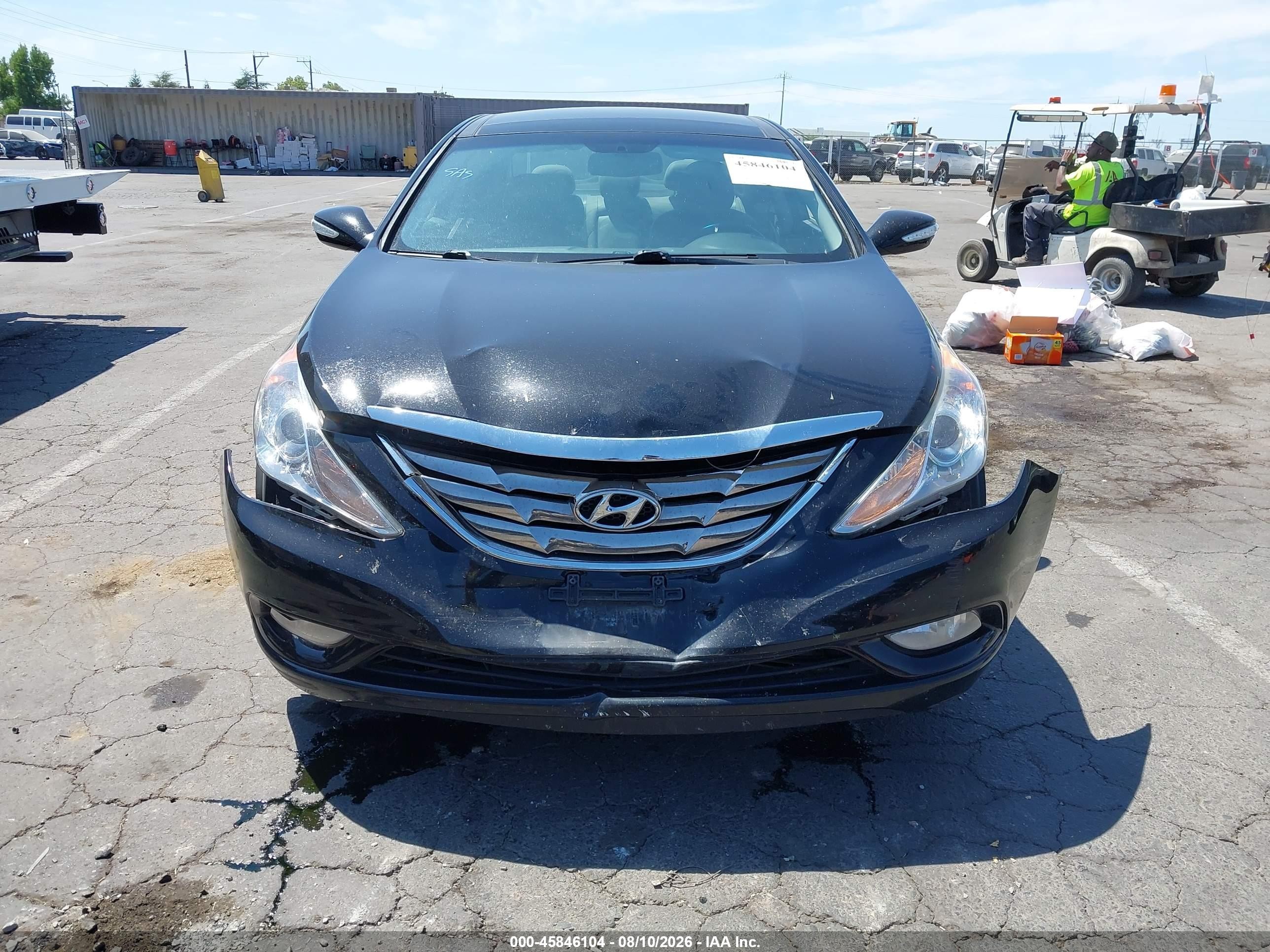 2012 Hyundai Sonata Limited Черный vin: 5NPEC4AC0CH393731