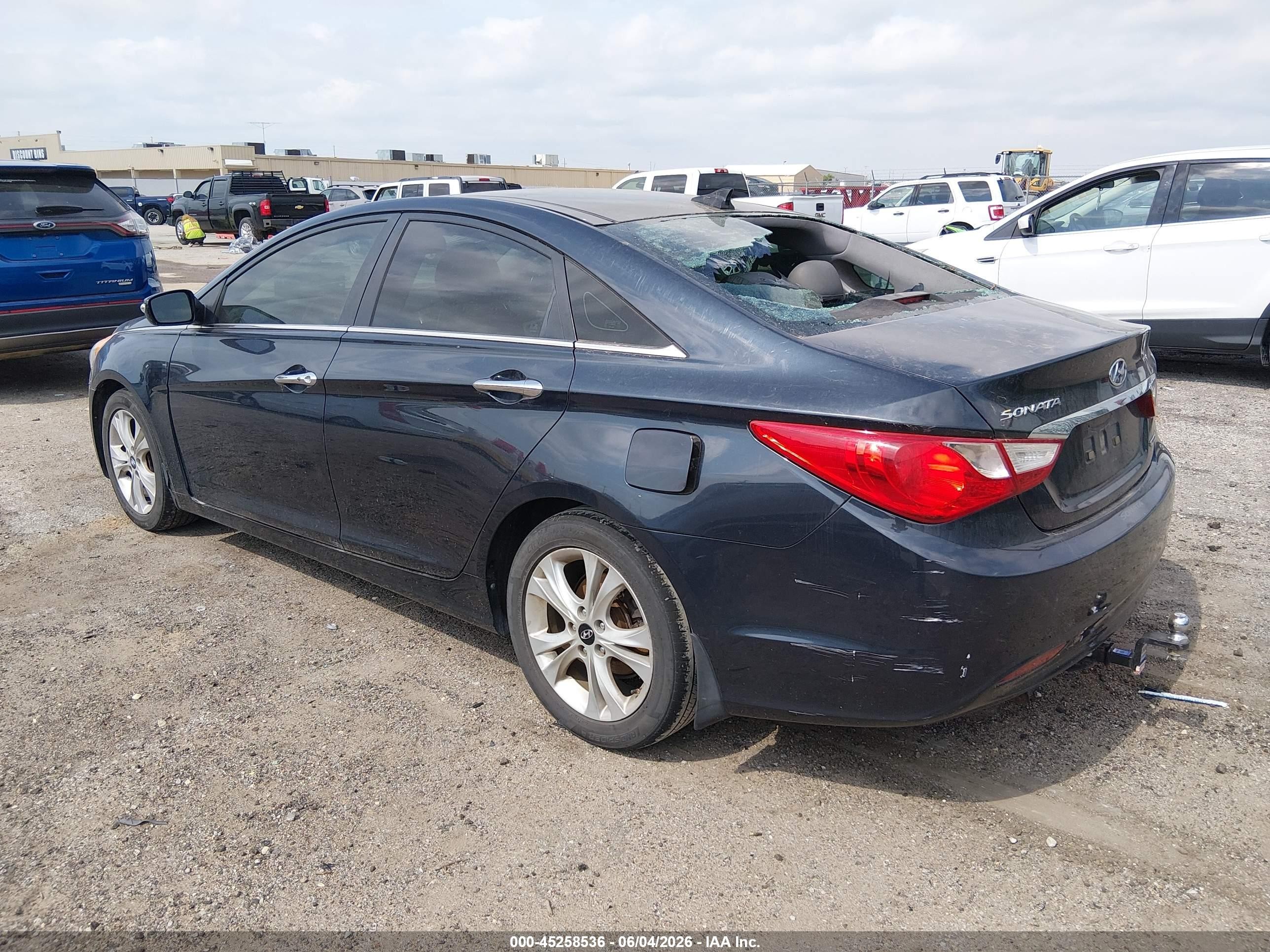 2012 Hyundai Sonata Limited Dark Blue vin: 5NPEC4AC0CH394331