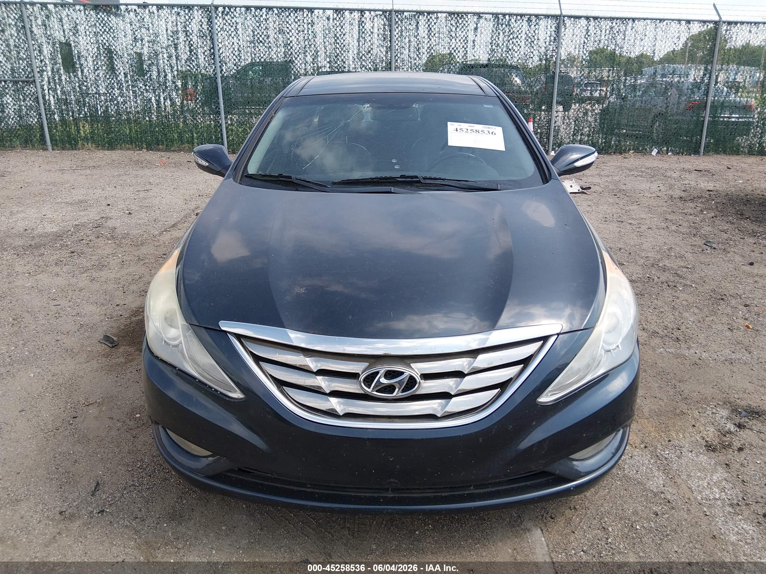 2012 Hyundai Sonata Limited Dark Blue vin: 5NPEC4AC0CH394331