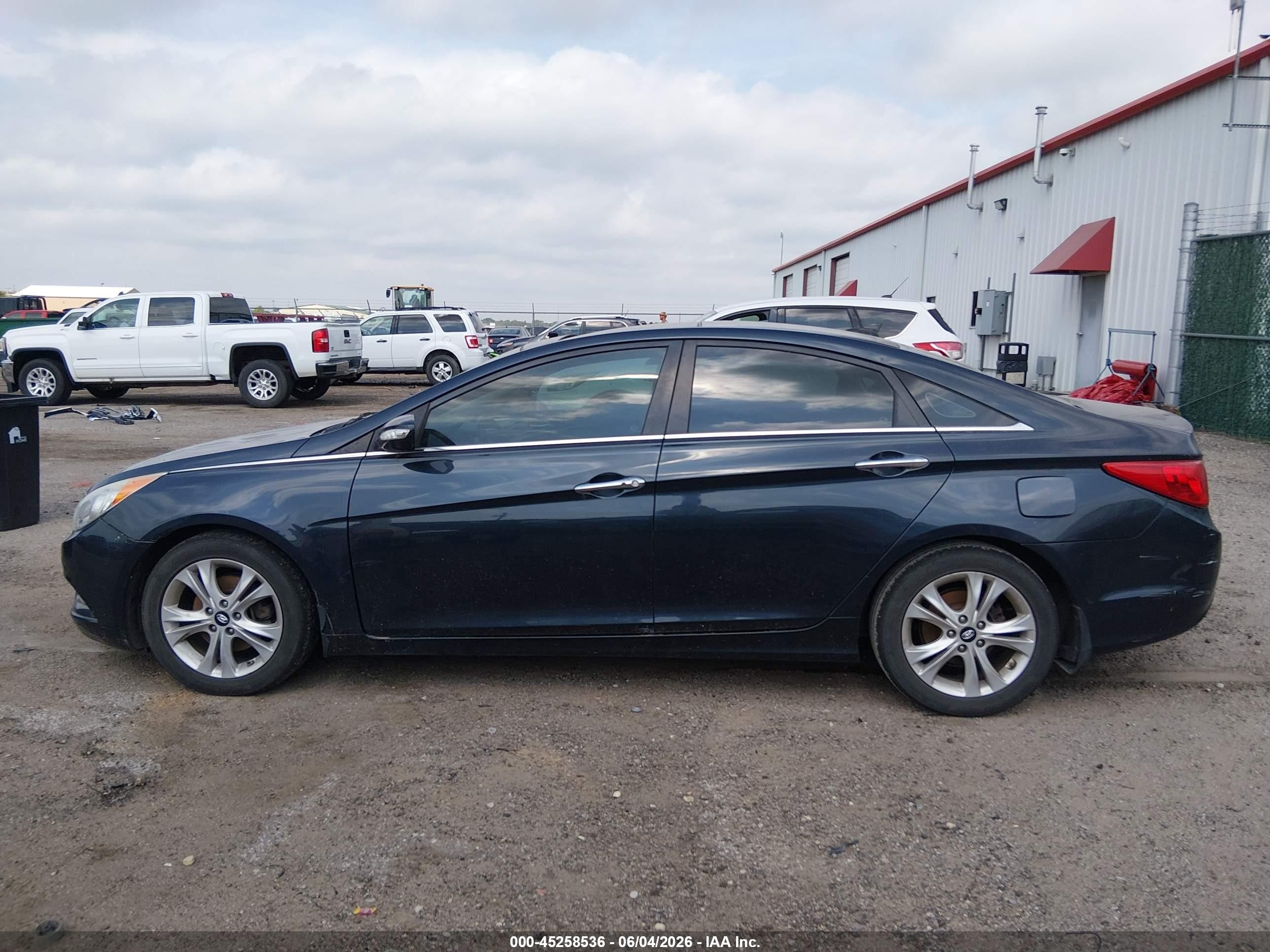 2012 Hyundai Sonata Limited Dark Blue vin: 5NPEC4AC0CH394331