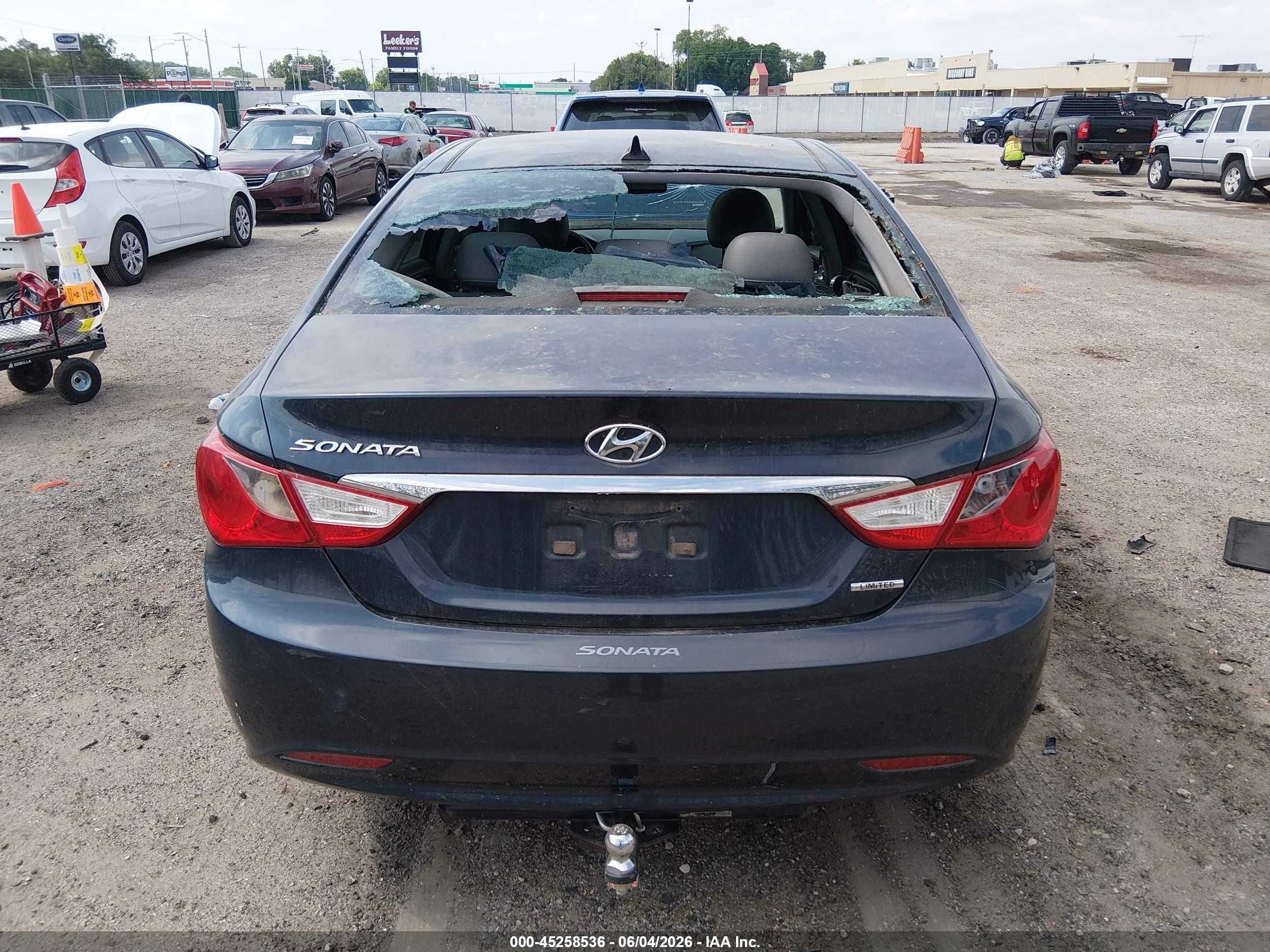 2012 Hyundai Sonata Limited Dark Blue vin: 5NPEC4AC0CH394331