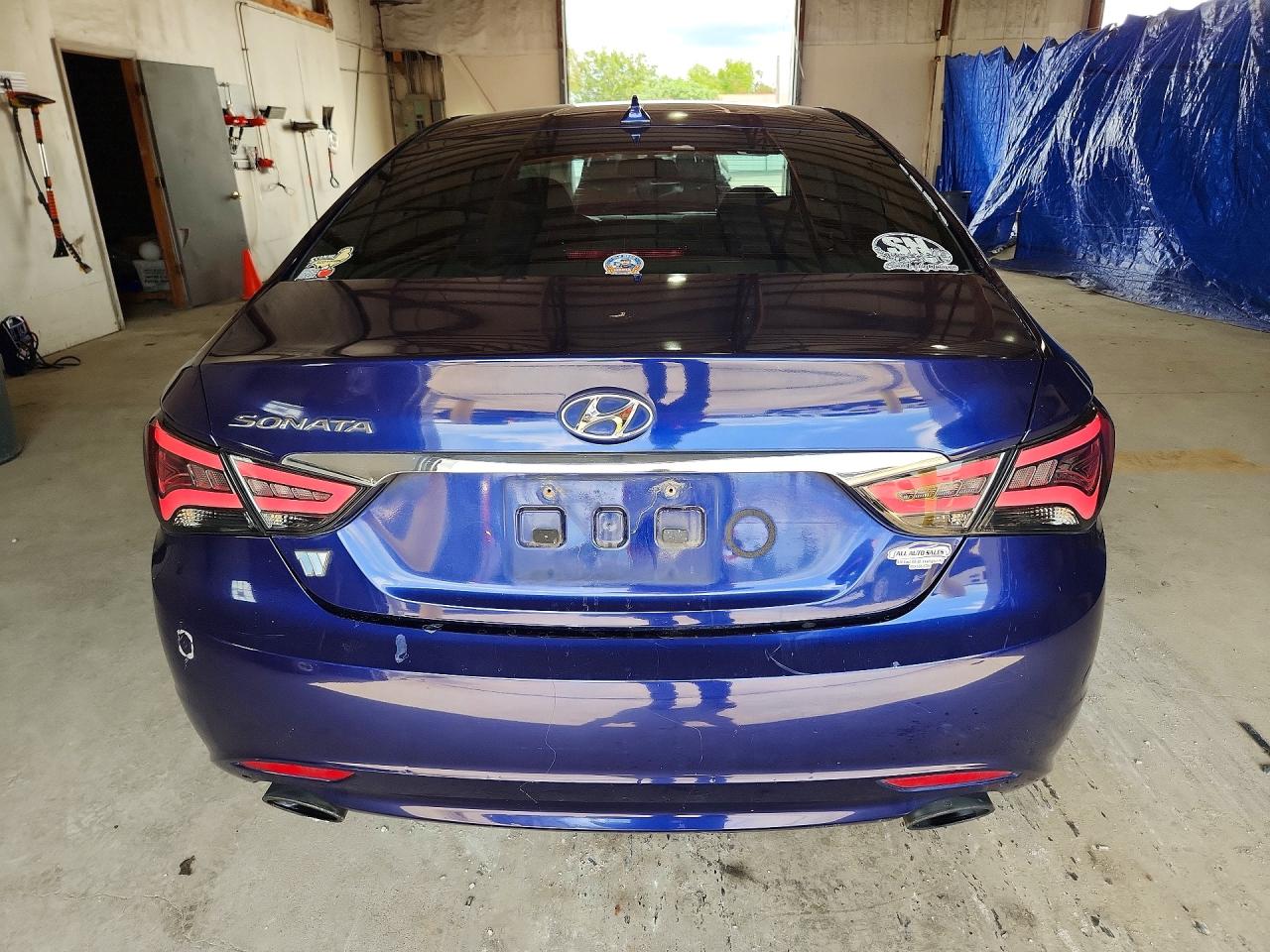 2012 Hyundai Sonata Se Blue vin: 5NPEC4AC0CH409717