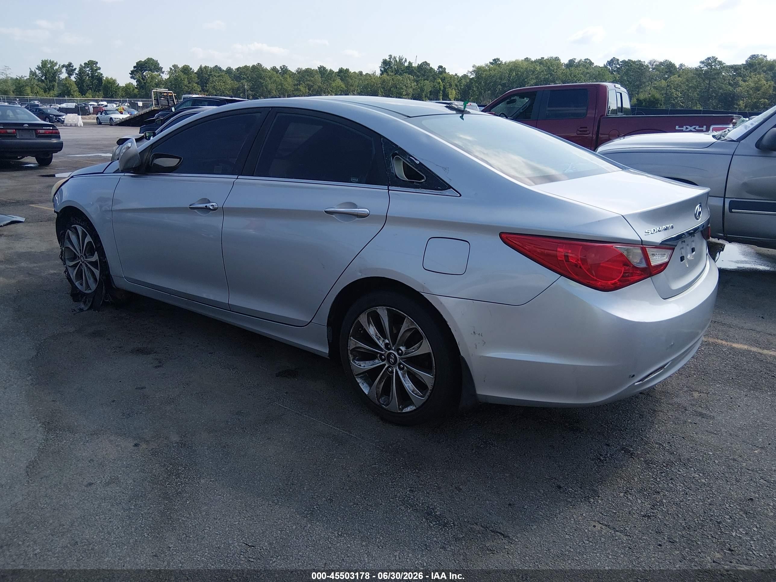 2012 Hyundai Sonata Limited Silver vin: 5NPEC4AC0CH435413