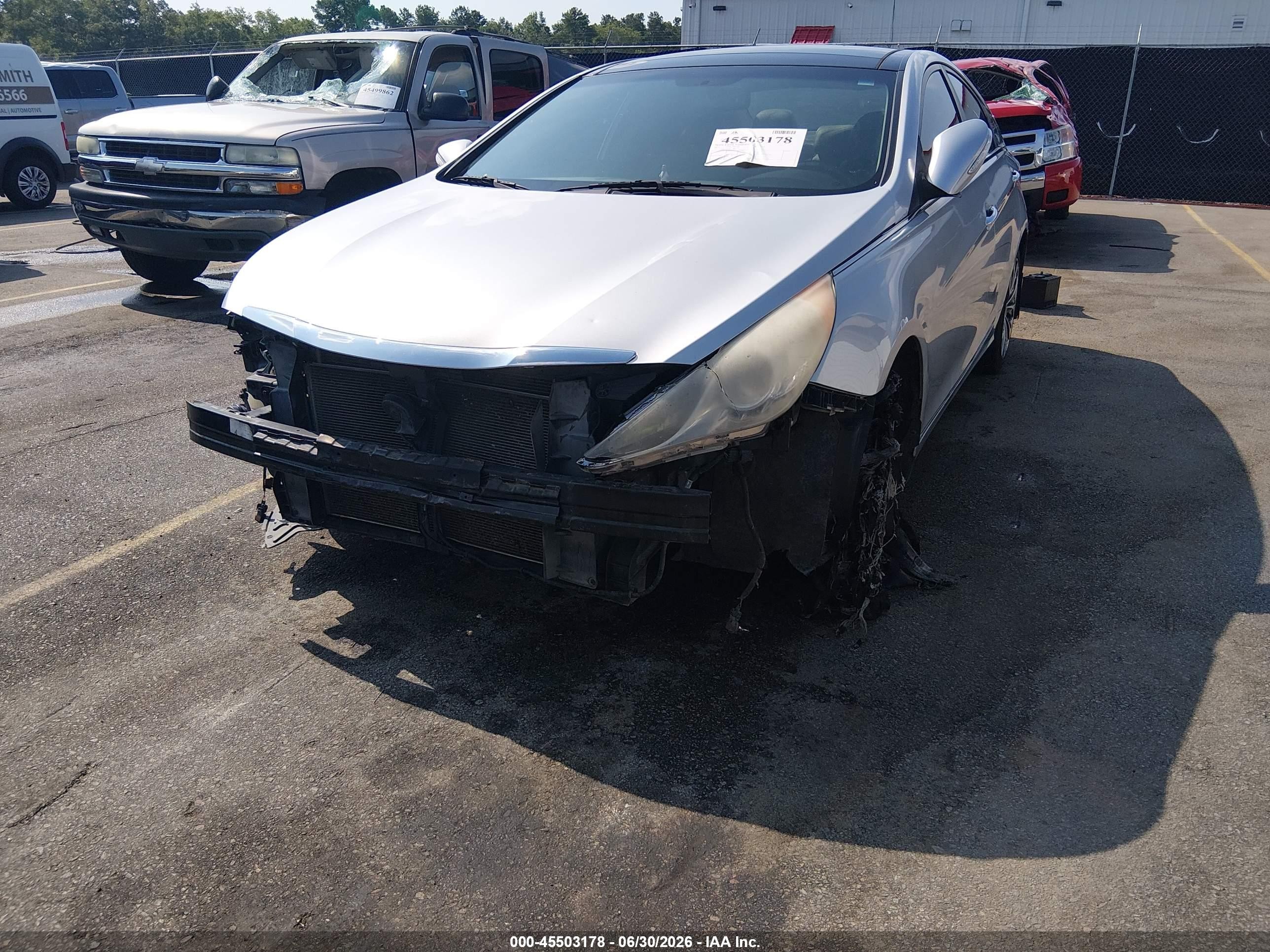 2012 Hyundai Sonata Limited Silver vin: 5NPEC4AC0CH435413