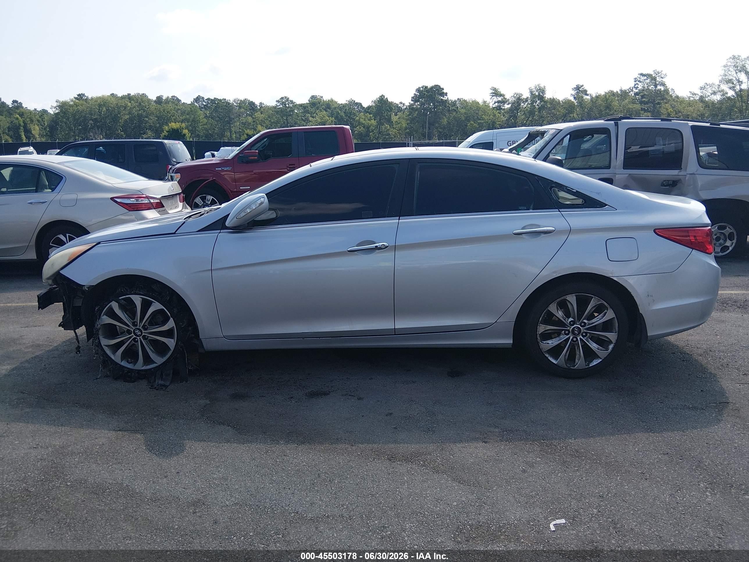2012 Hyundai Sonata Limited Silver vin: 5NPEC4AC0CH435413