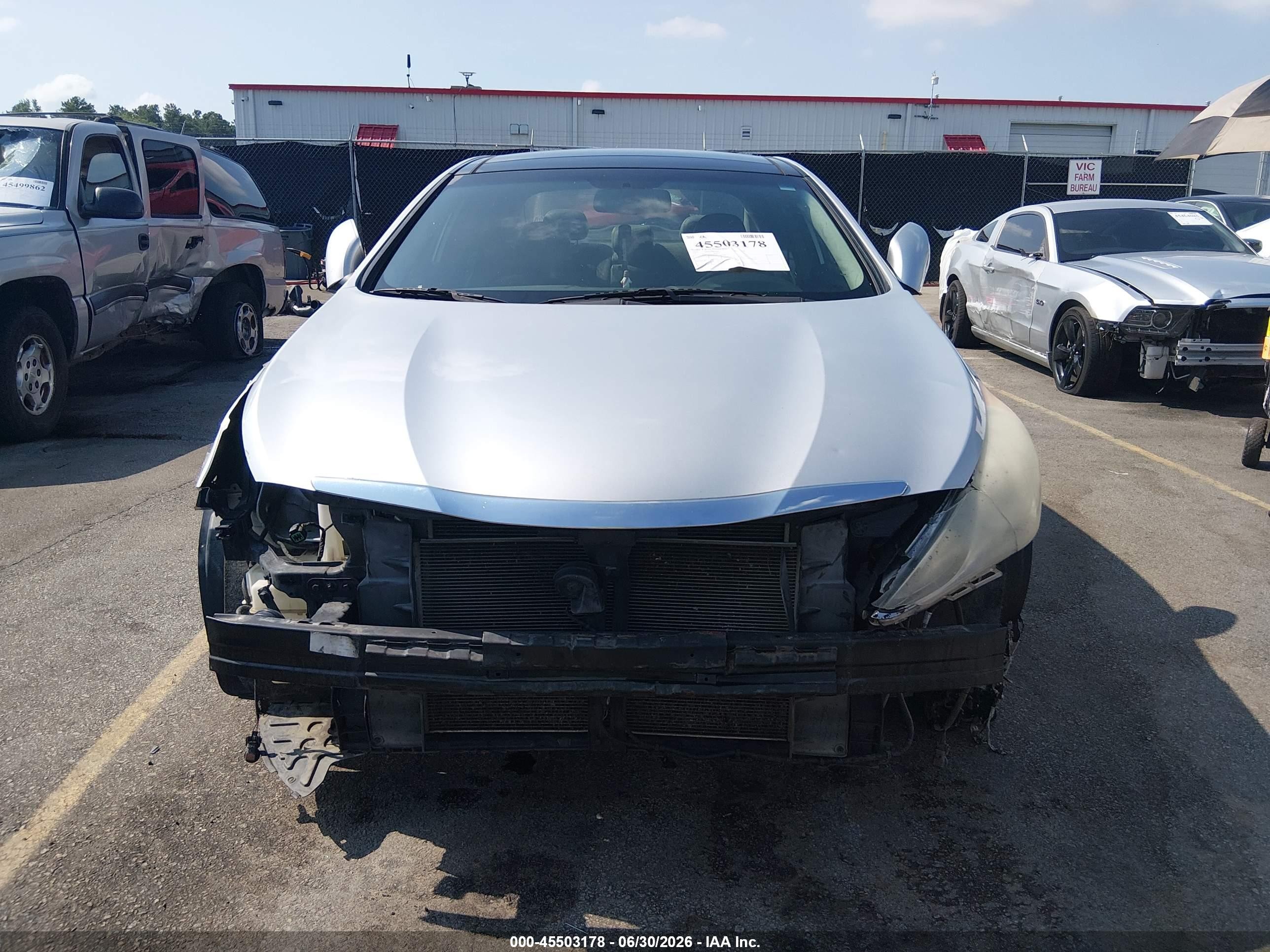 2012 Hyundai Sonata Limited Silver vin: 5NPEC4AC0CH435413