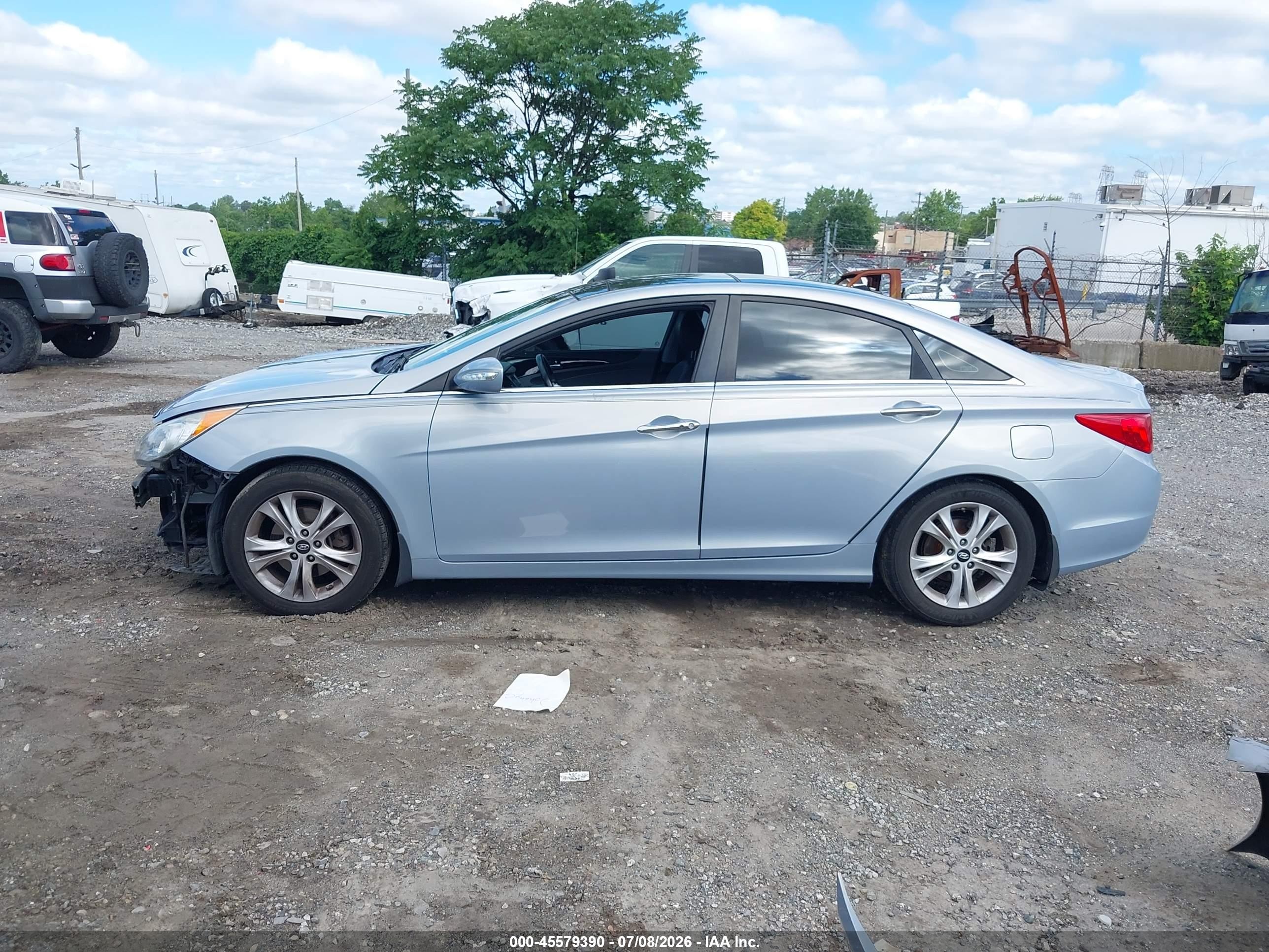 2012 Hyundai Sonata Limited Silver vin: 5NPEC4AC0CH481713