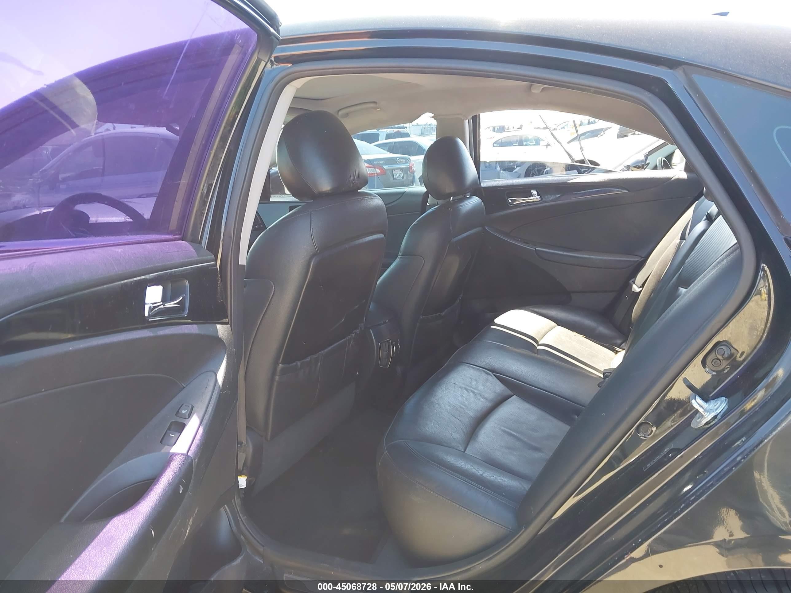 2012 Hyundai Sonata Limited Black vin: 5NPEC4AC0CH502155