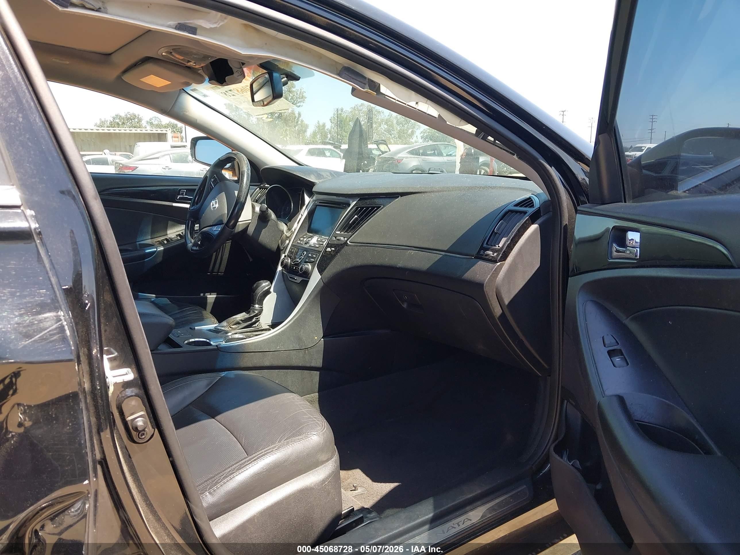 2012 Hyundai Sonata Limited Black vin: 5NPEC4AC0CH502155