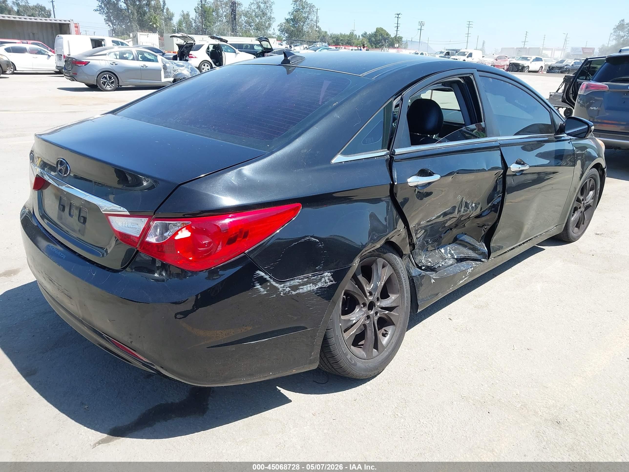 2012 Hyundai Sonata Limited Black vin: 5NPEC4AC0CH502155