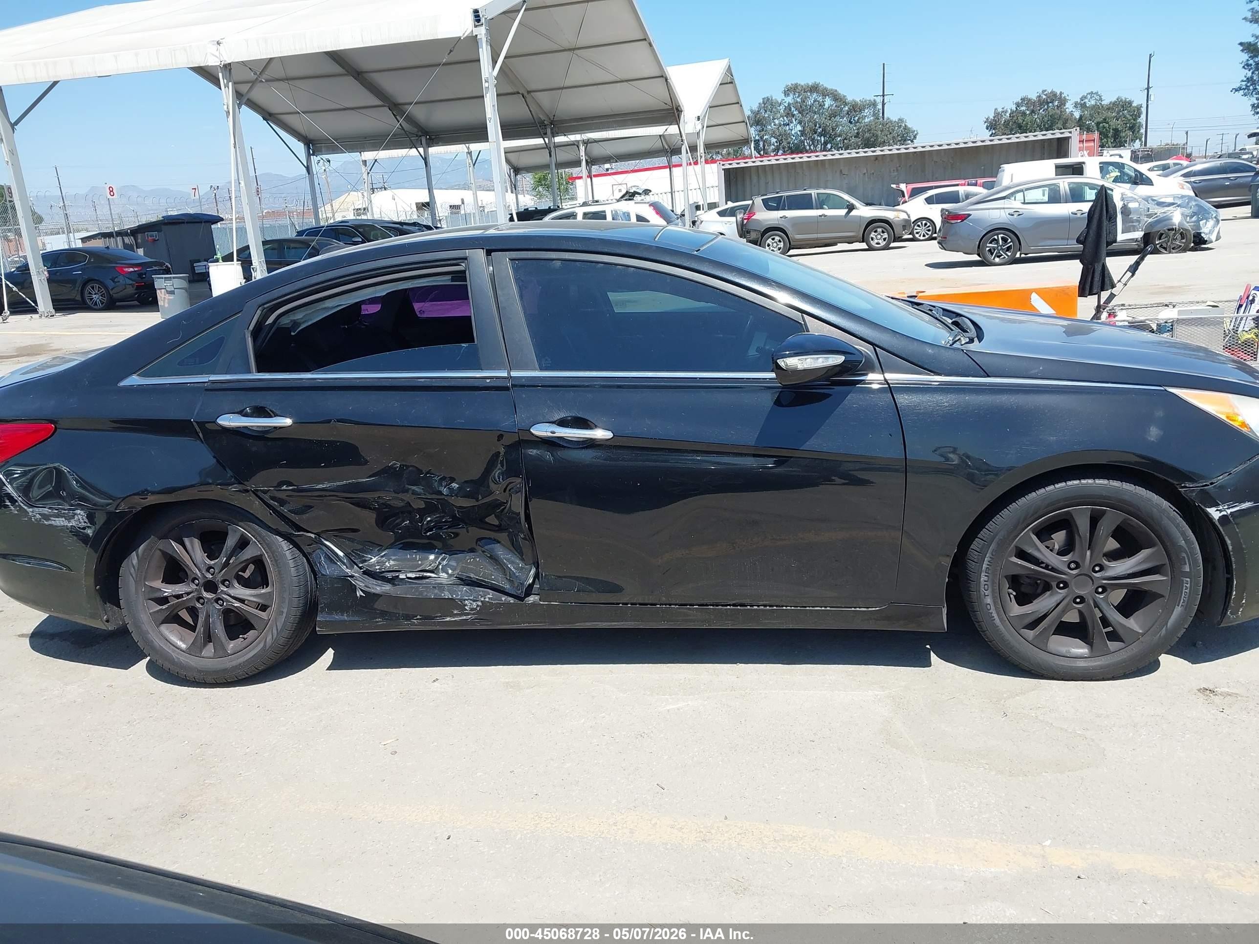 2012 Hyundai Sonata Limited Black vin: 5NPEC4AC0CH502155
