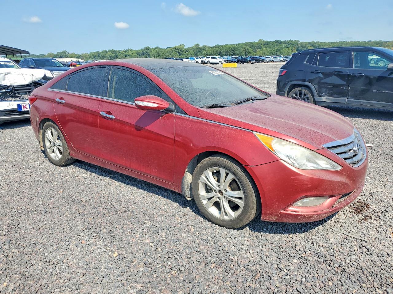 2013 Hyundai Sonata Limited Red vin: 5NPEC4AC0DH518177