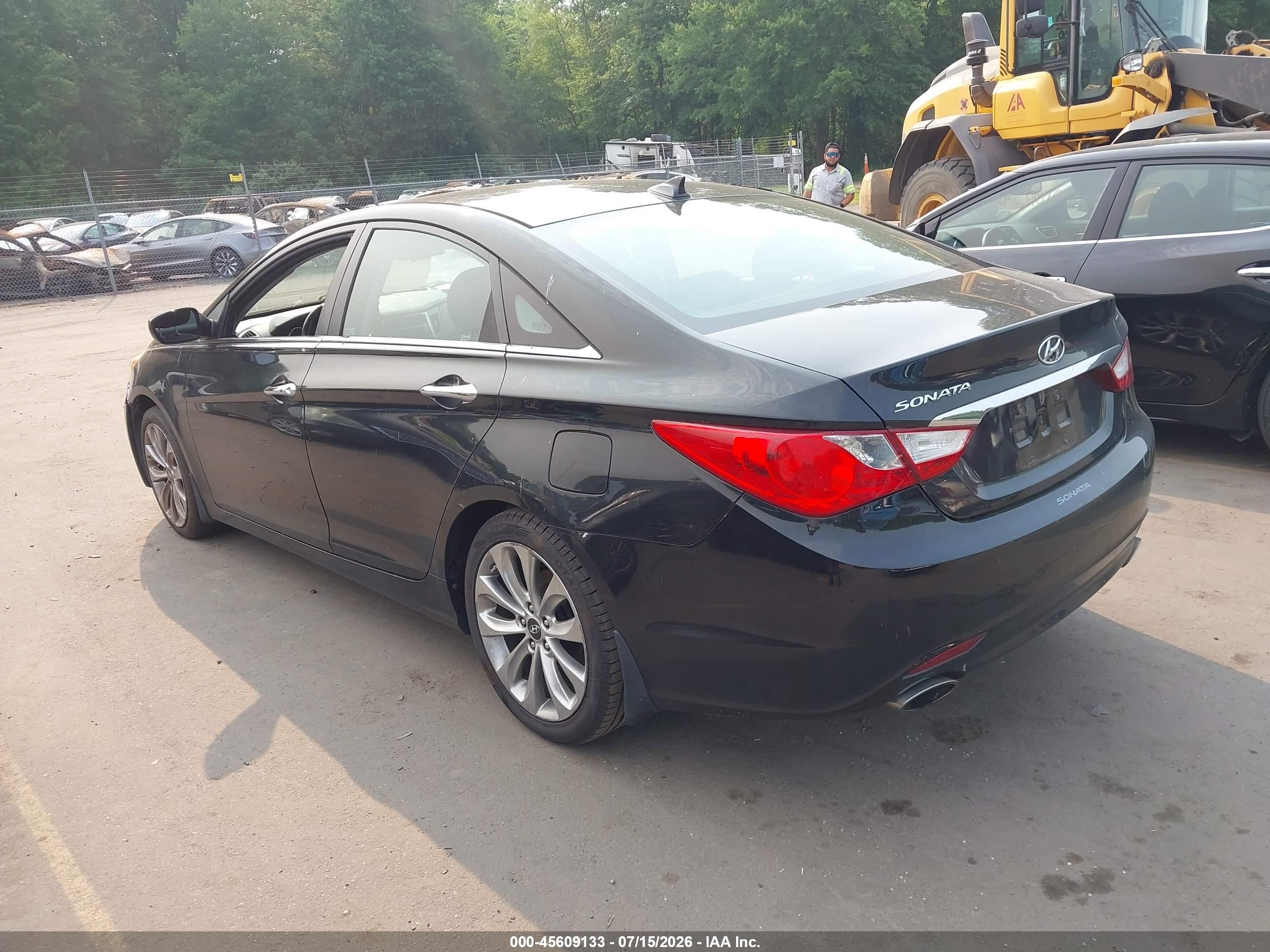 2013 Hyundai Sonata Se Black vin: 5NPEC4AC0DH522116
