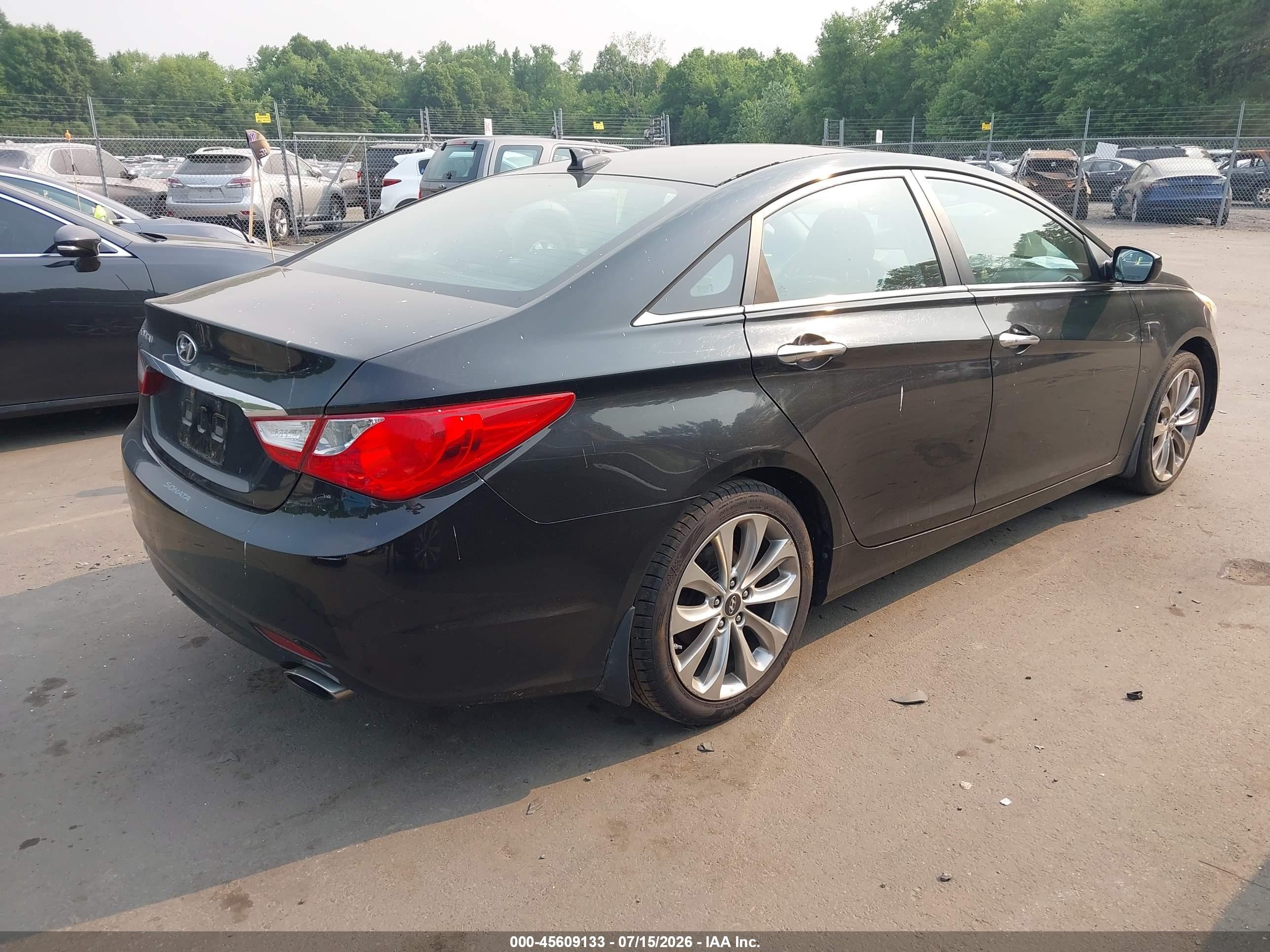 2013 Hyundai Sonata Se Black vin: 5NPEC4AC0DH522116