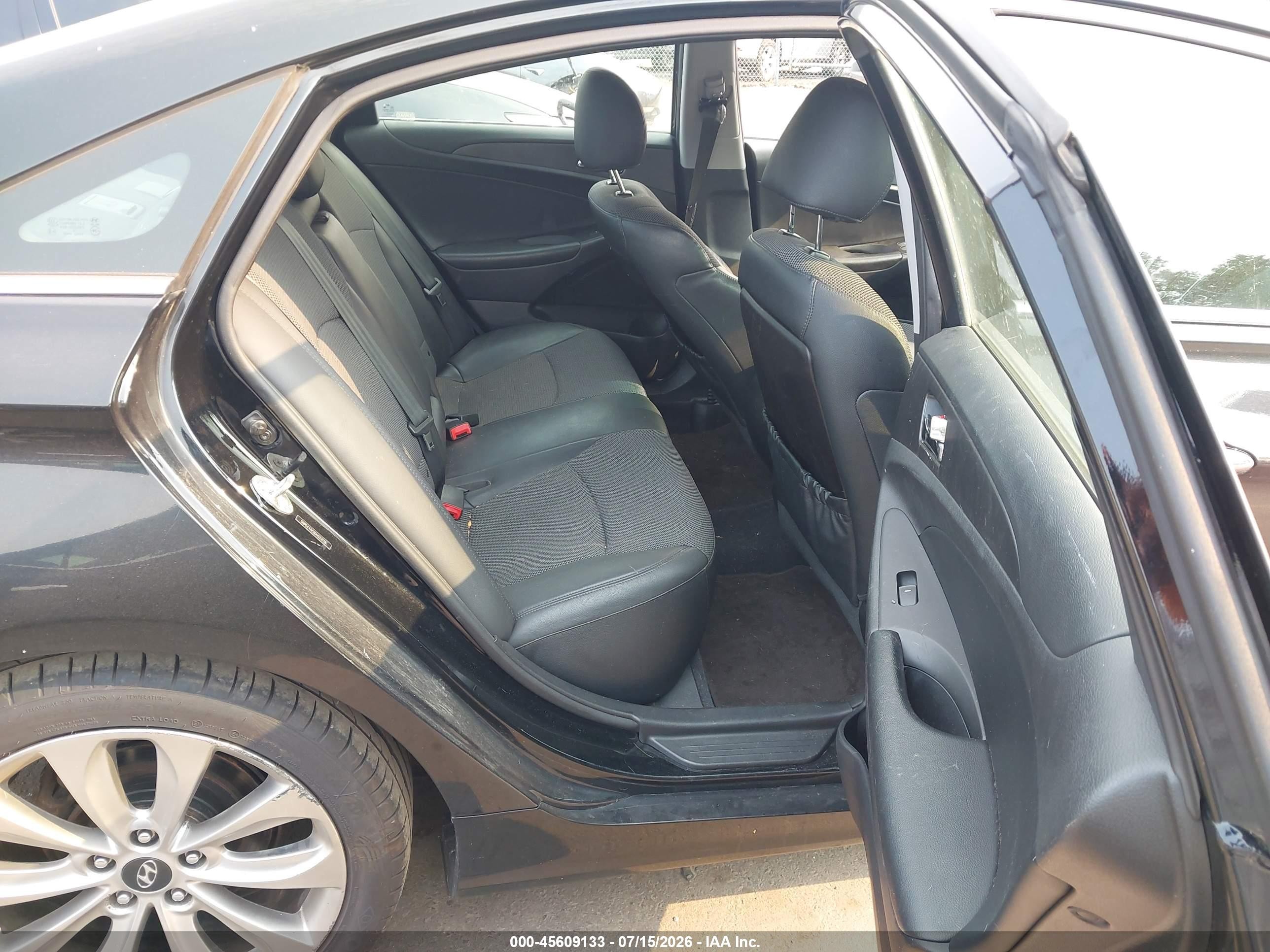 2013 Hyundai Sonata Se Black vin: 5NPEC4AC0DH522116