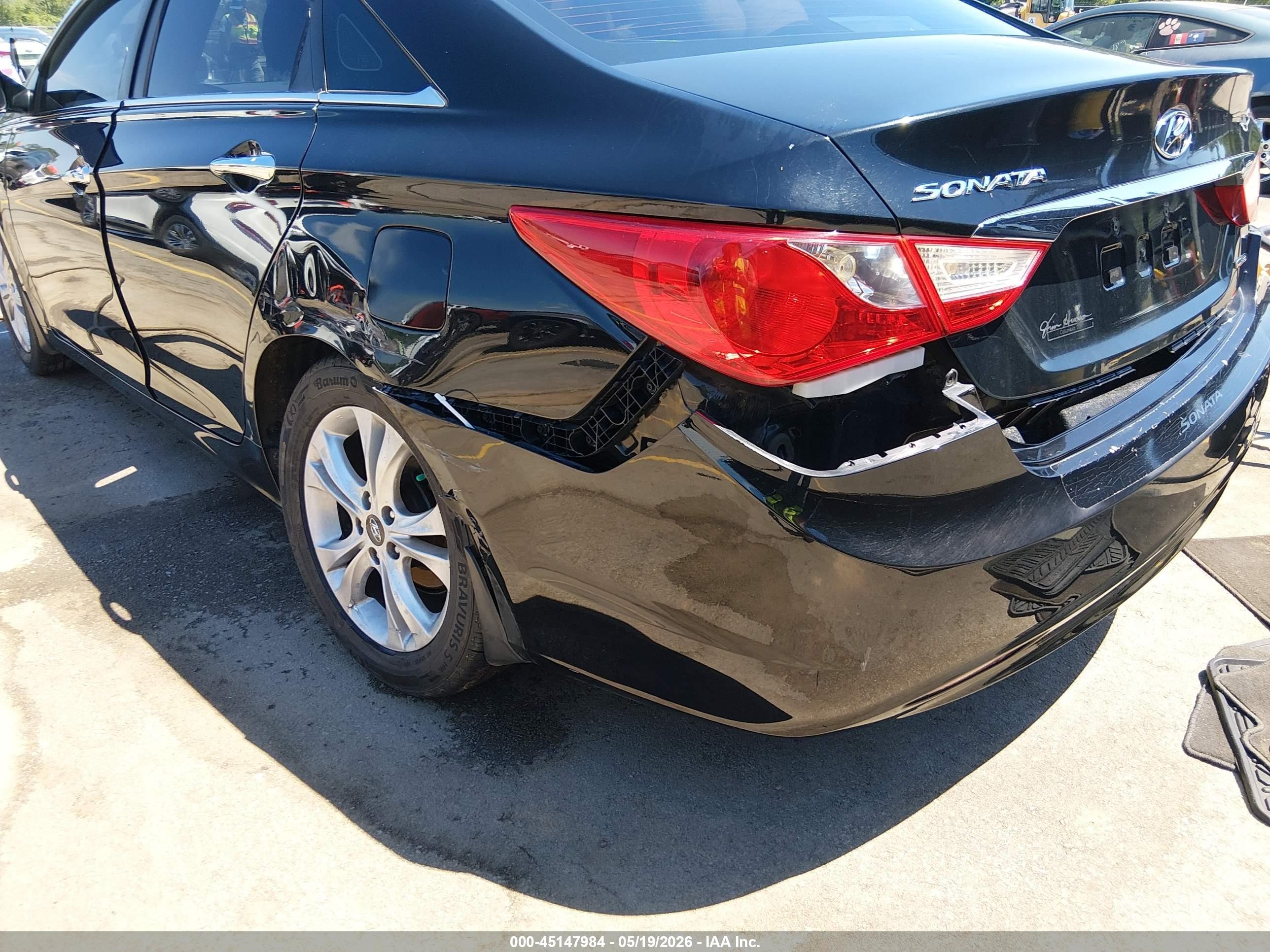2013 Hyundai Sonata Limited Black vin: 5NPEC4AC0DH530412