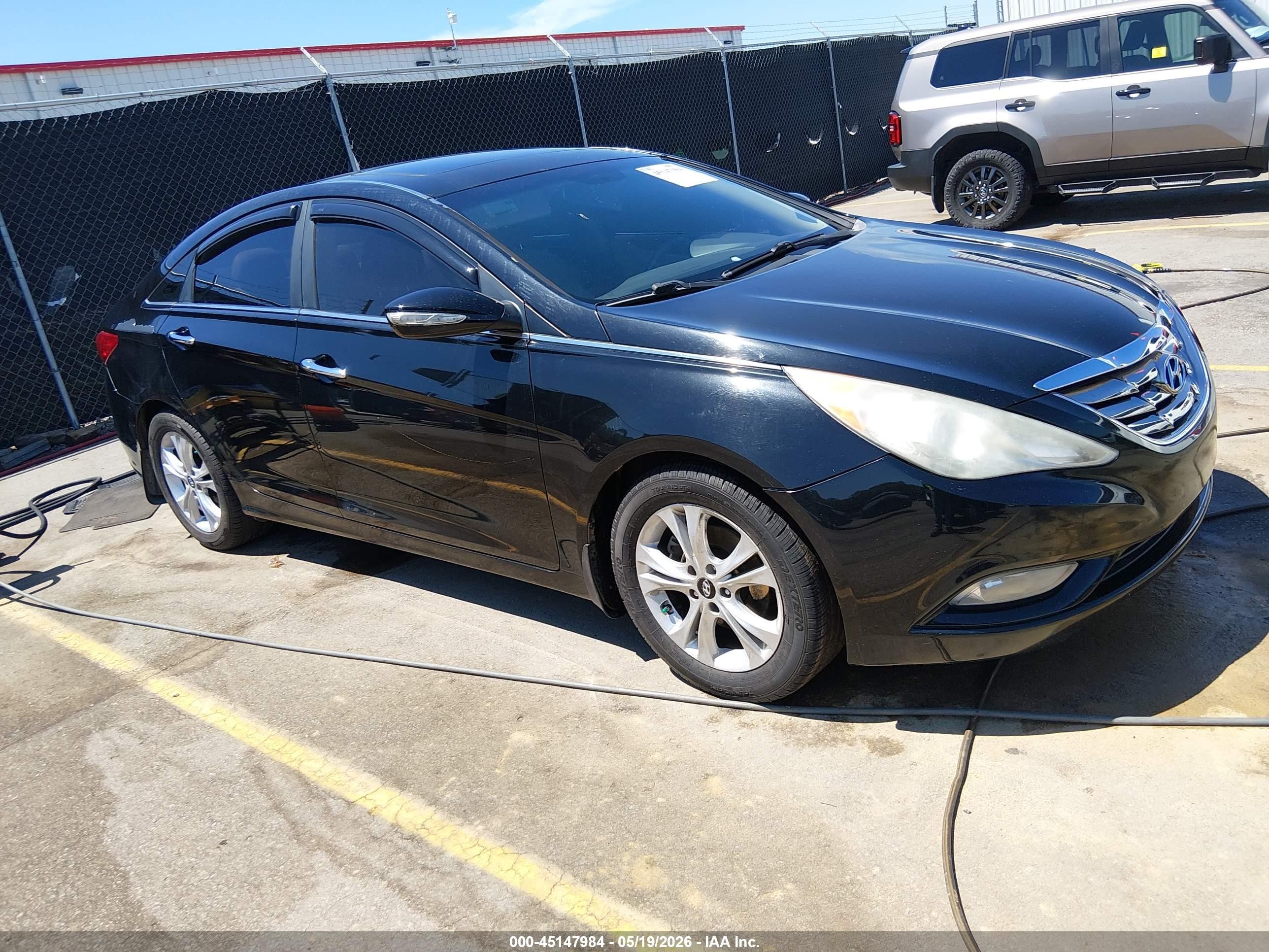 2013 Hyundai Sonata Limited Black vin: 5NPEC4AC0DH530412