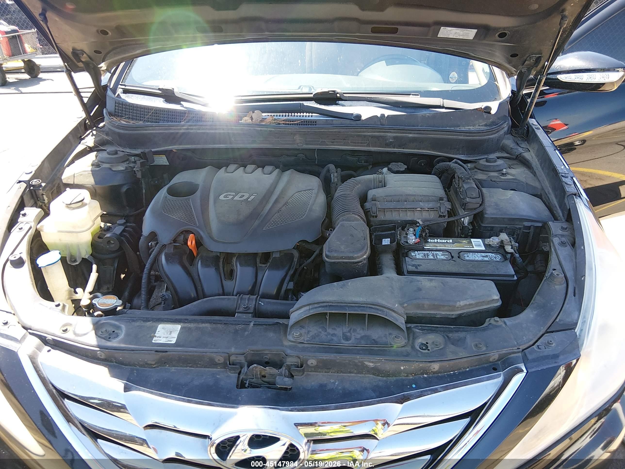 2013 Hyundai Sonata Limited Black vin: 5NPEC4AC0DH530412