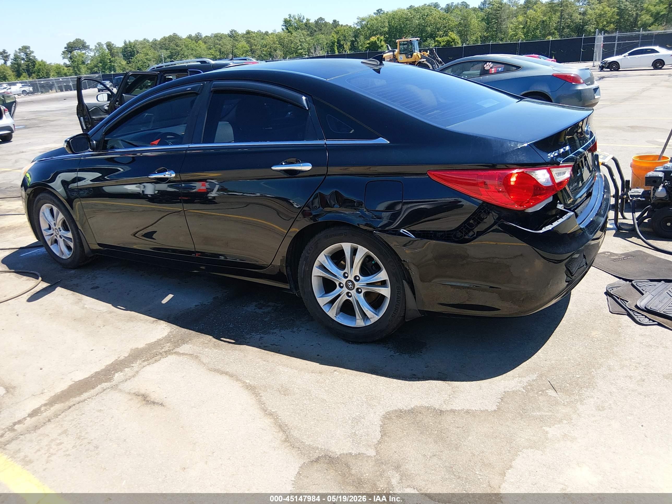2013 Hyundai Sonata Limited Black vin: 5NPEC4AC0DH530412