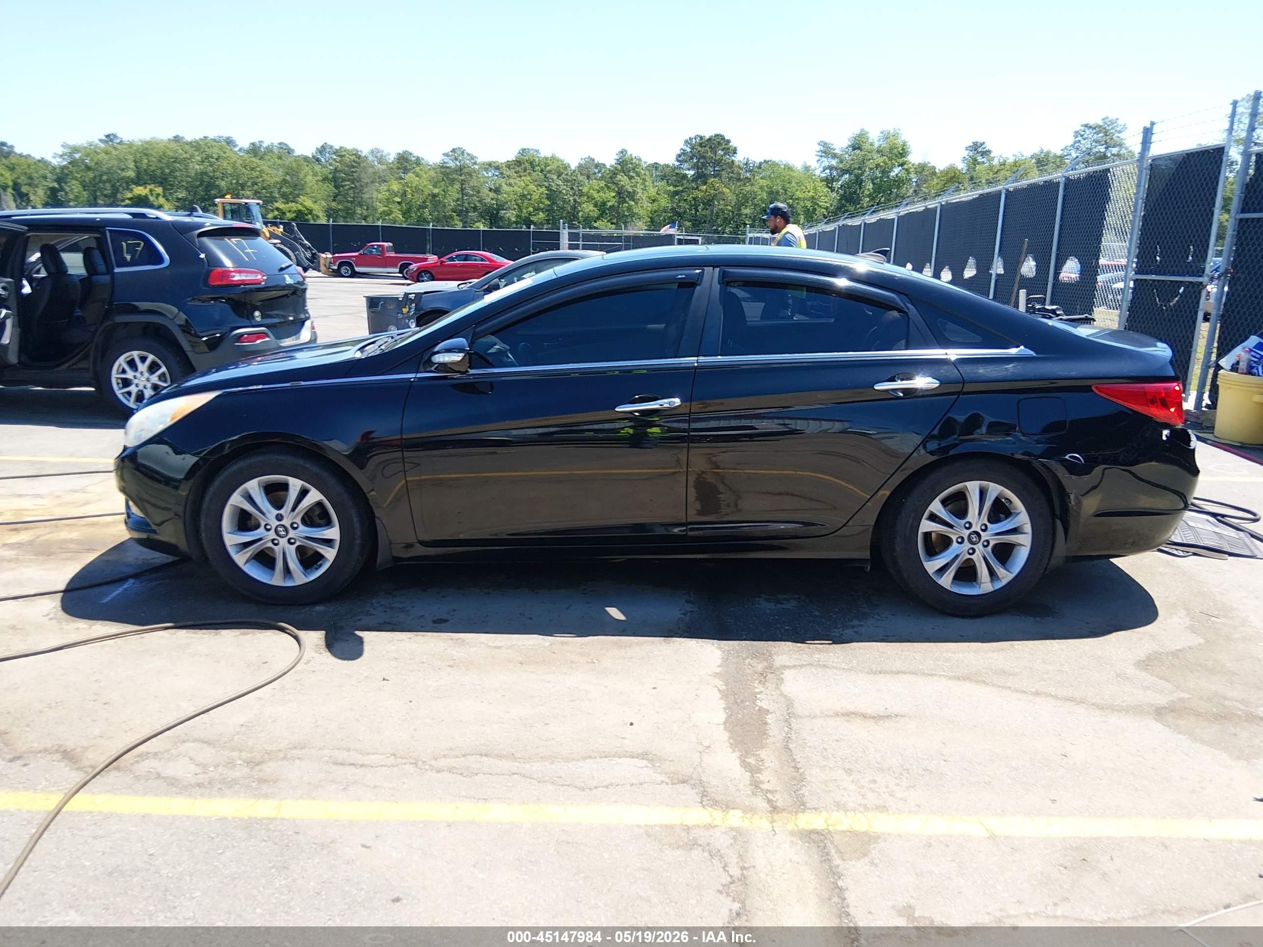 2013 Hyundai Sonata Limited Black vin: 5NPEC4AC0DH530412