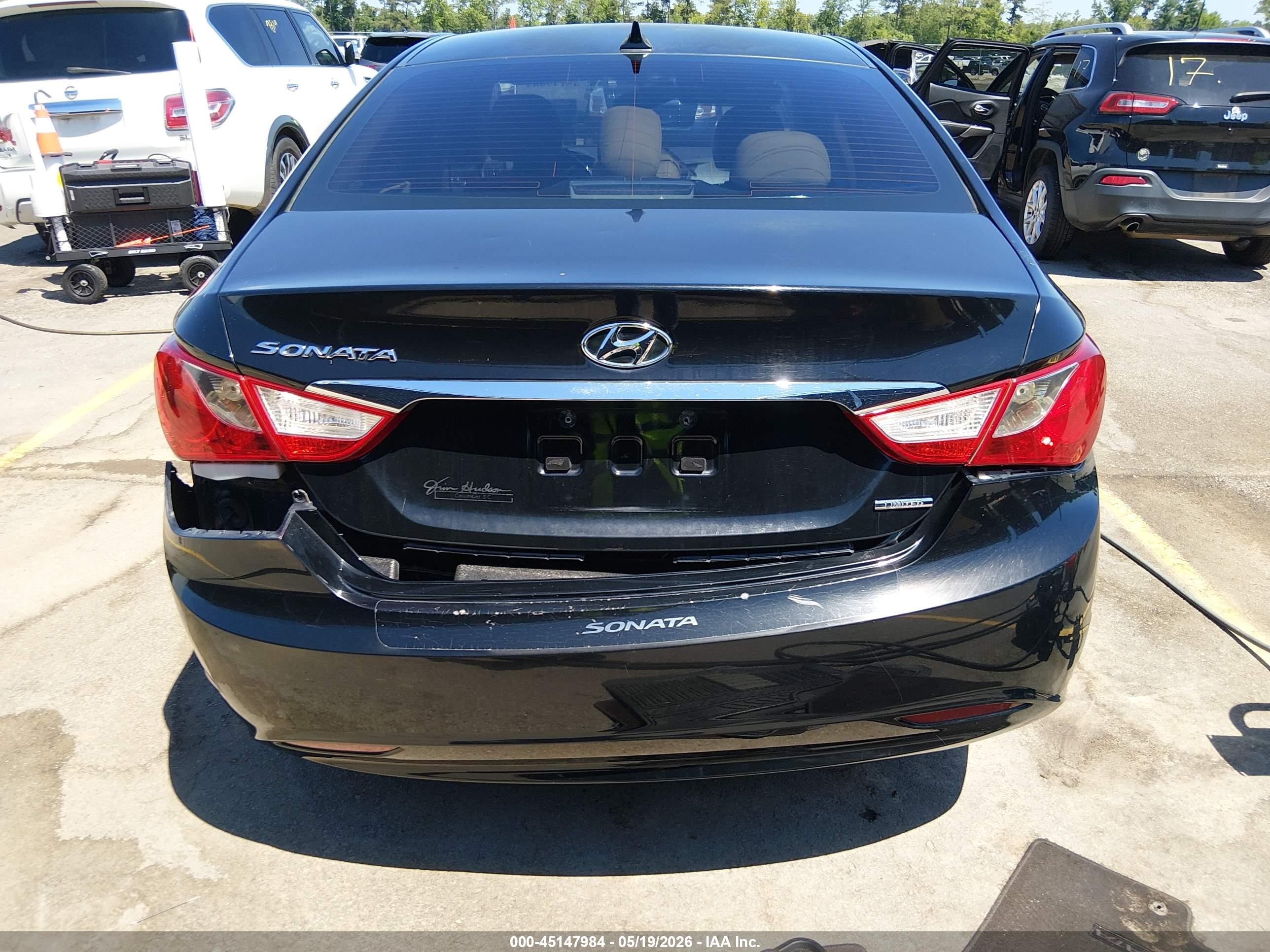 2013 Hyundai Sonata Limited Black vin: 5NPEC4AC0DH530412