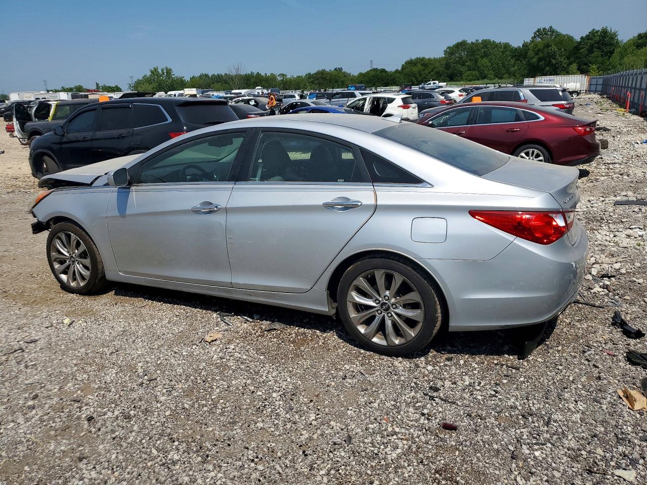 2013 Hyundai Sonata Se Silver vin: 5NPEC4AC0DH532094