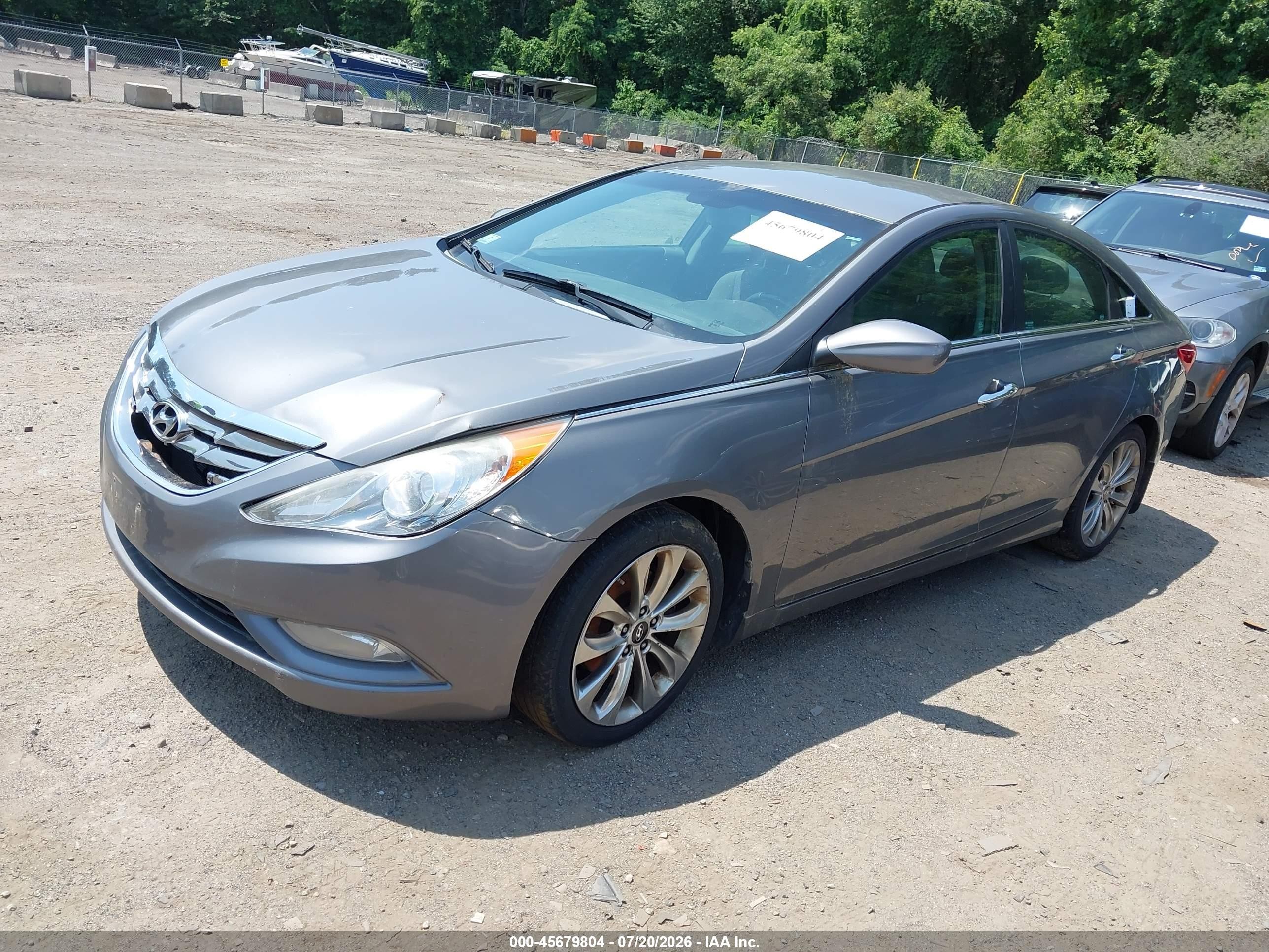 2013 Hyundai Sonata Se Gray vin: 5NPEC4AC0DH540504
