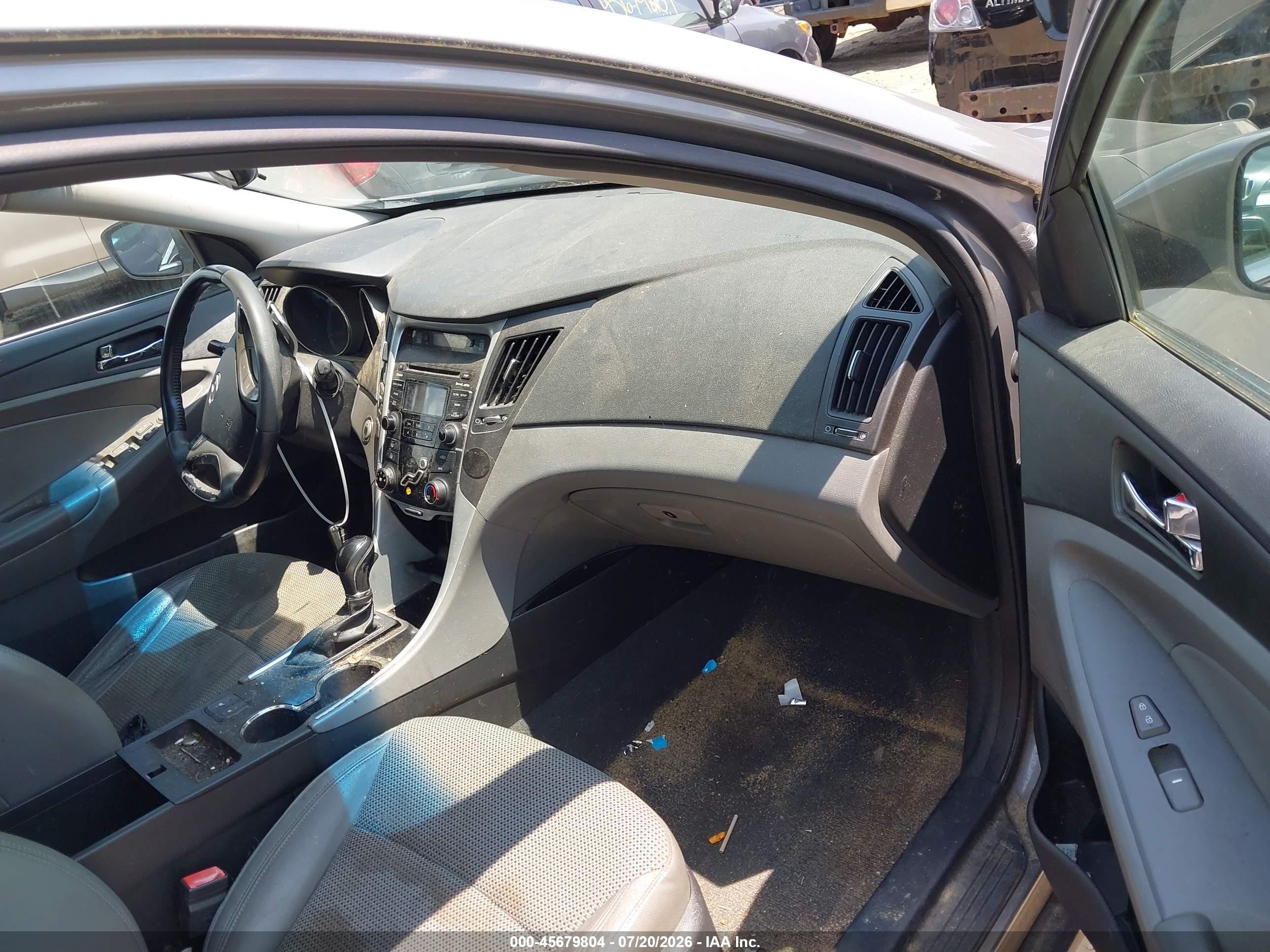 2013 Hyundai Sonata Se Gray vin: 5NPEC4AC0DH540504