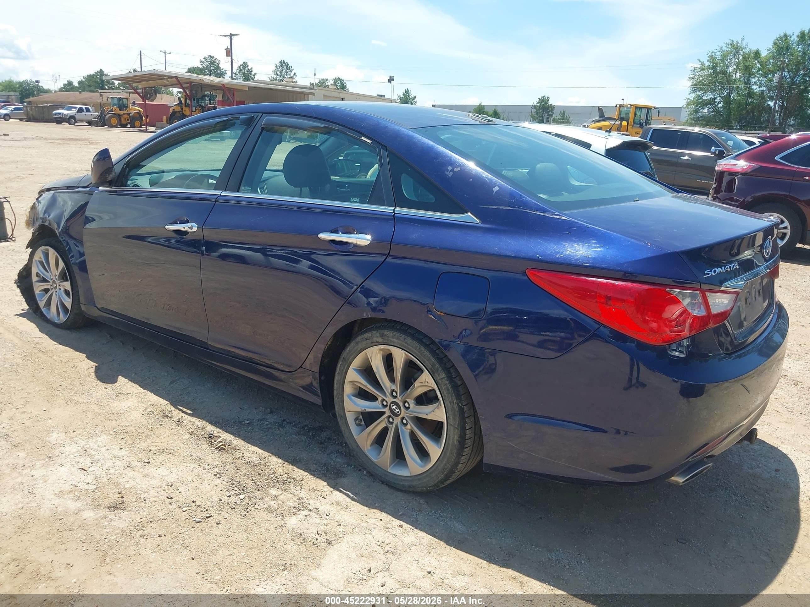 2013 Hyundai Sonata Se Blue vin: 5NPEC4AC0DH555794