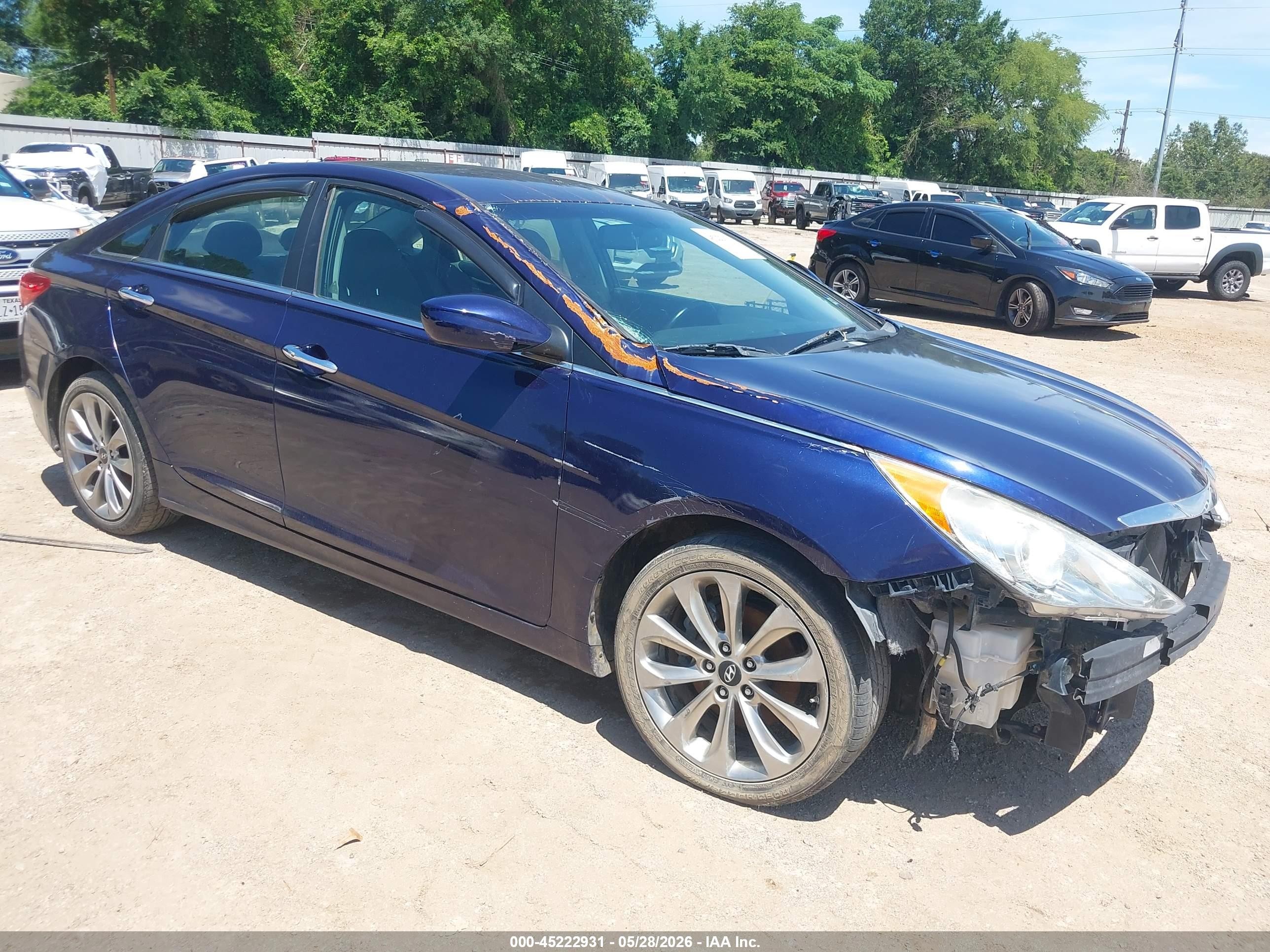 2013 Hyundai Sonata Se Blue vin: 5NPEC4AC0DH555794