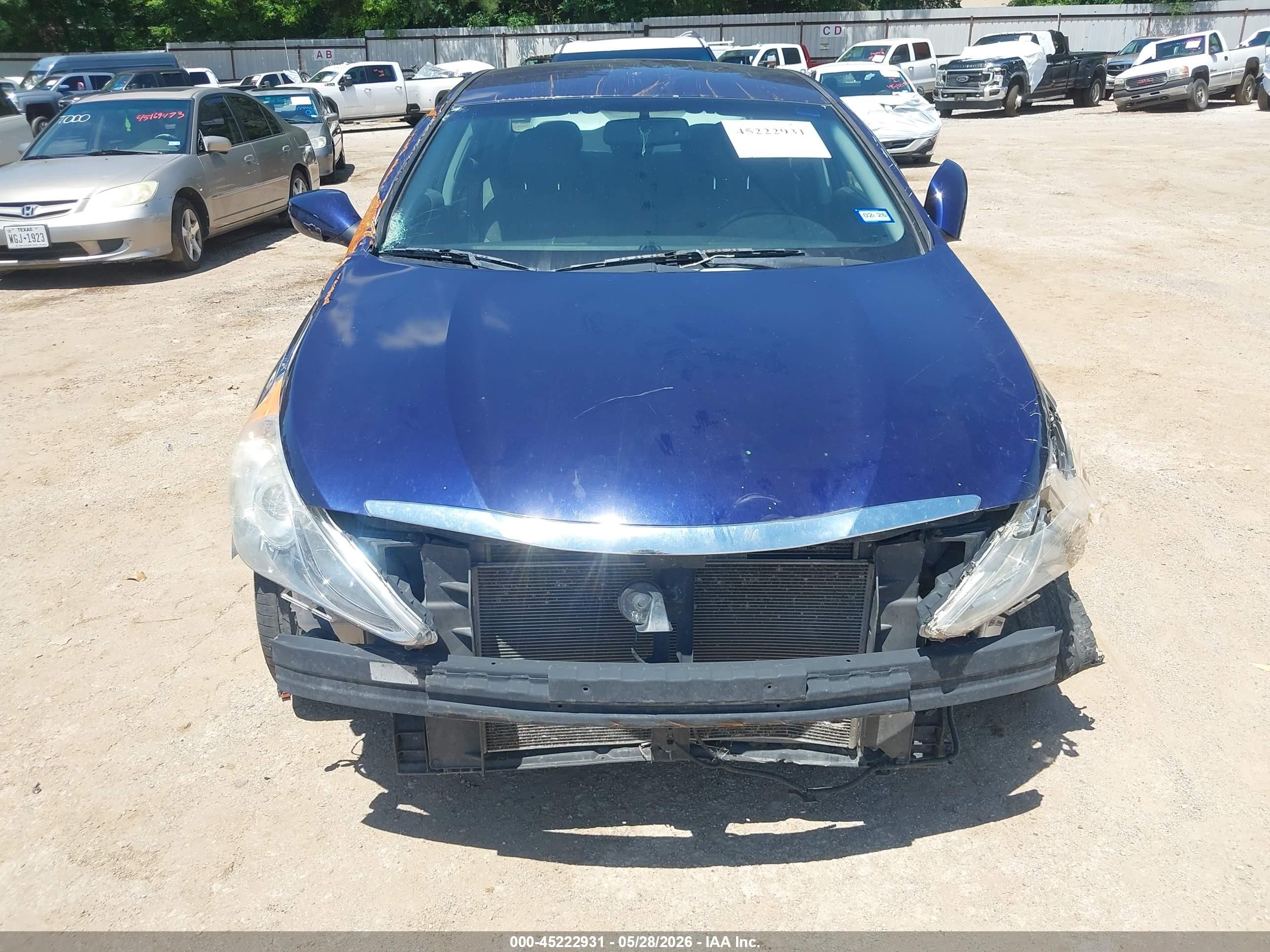 2013 Hyundai Sonata Se Blue vin: 5NPEC4AC0DH555794