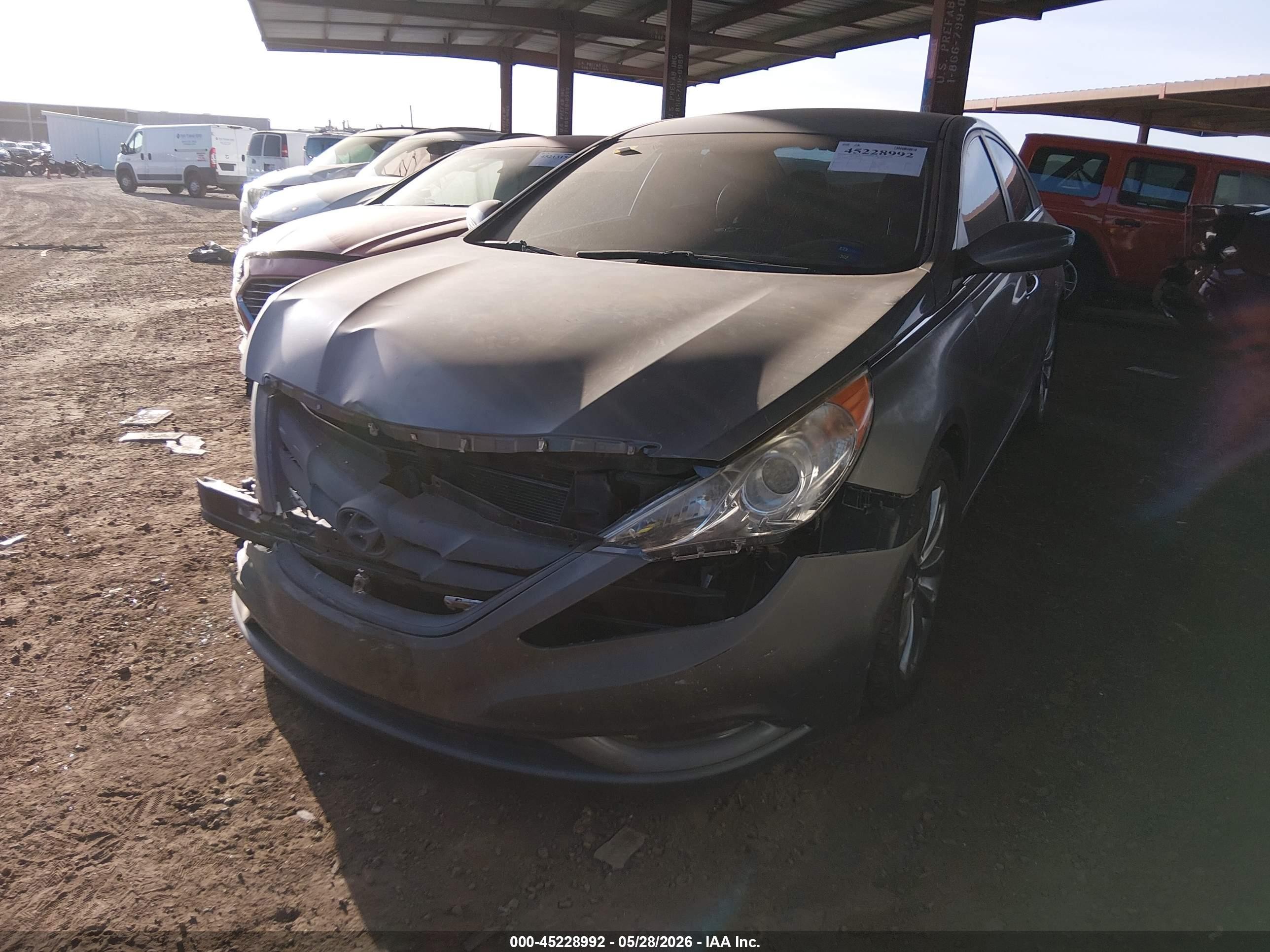 2013 Hyundai Sonata Se Gray vin: 5NPEC4AC0DH565936